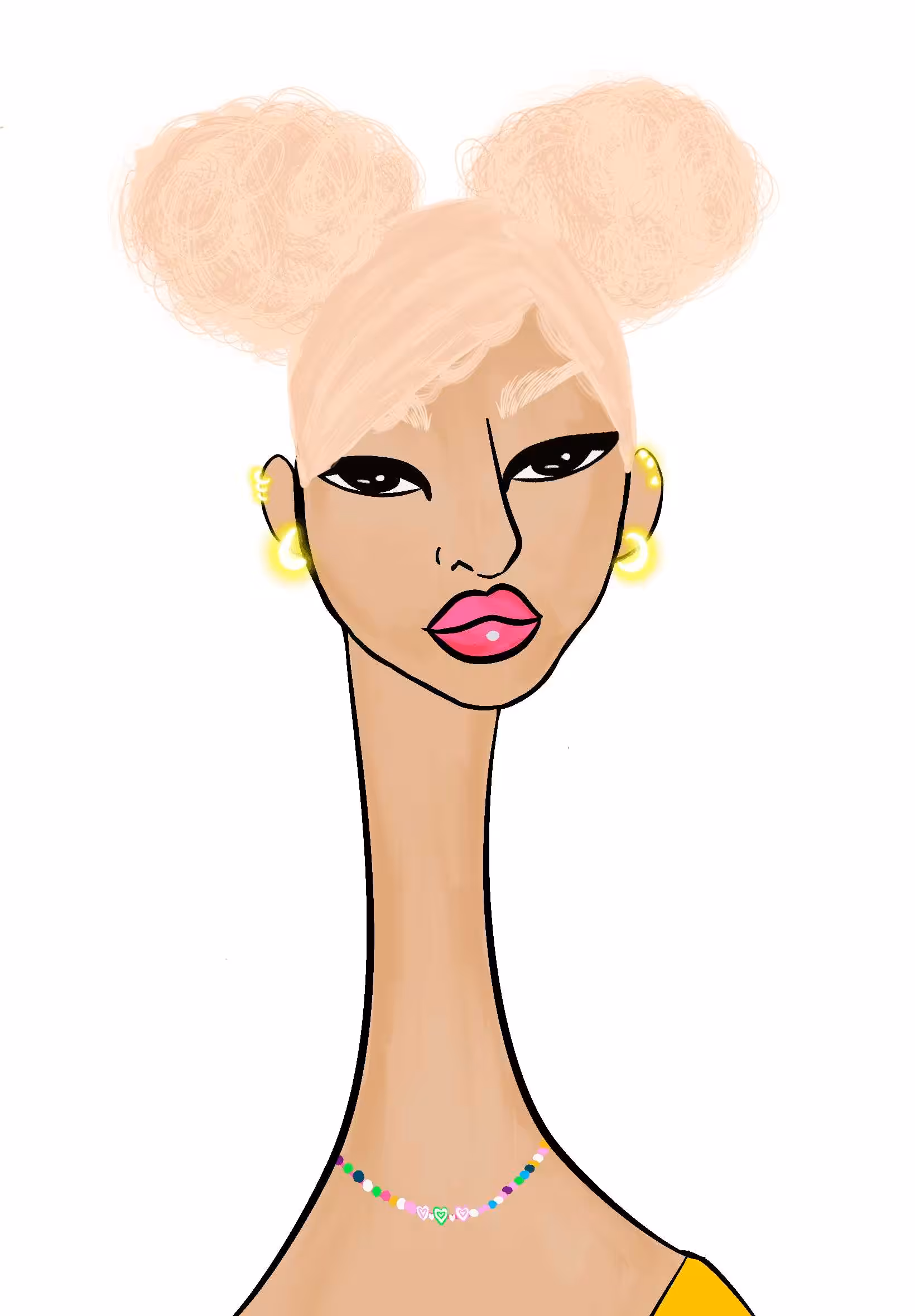 Long Neckie Ladies: Long Neckie Lady #1852