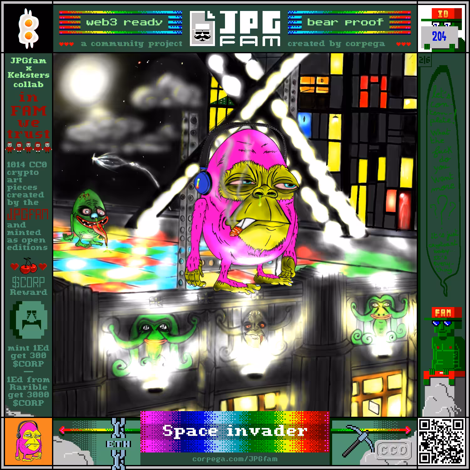 JPGfam #204: Space invader