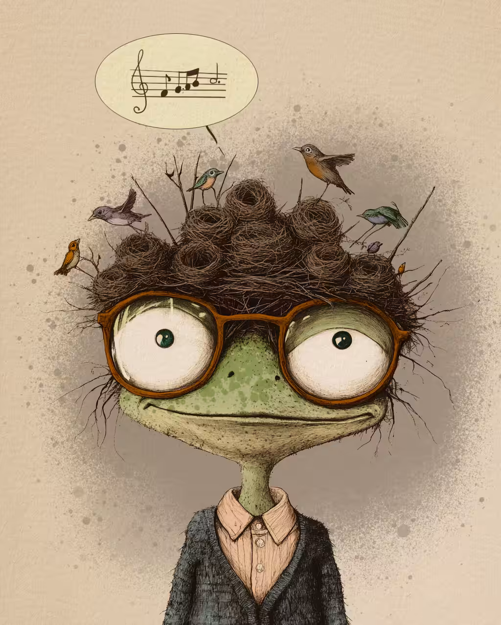 The Melomaniac Frog