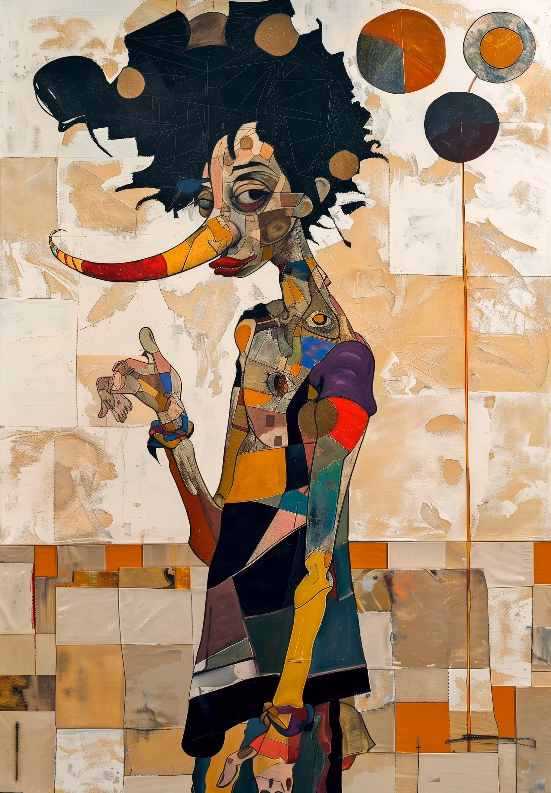 Tokyo AI Painting: Pinocchio the Trickster