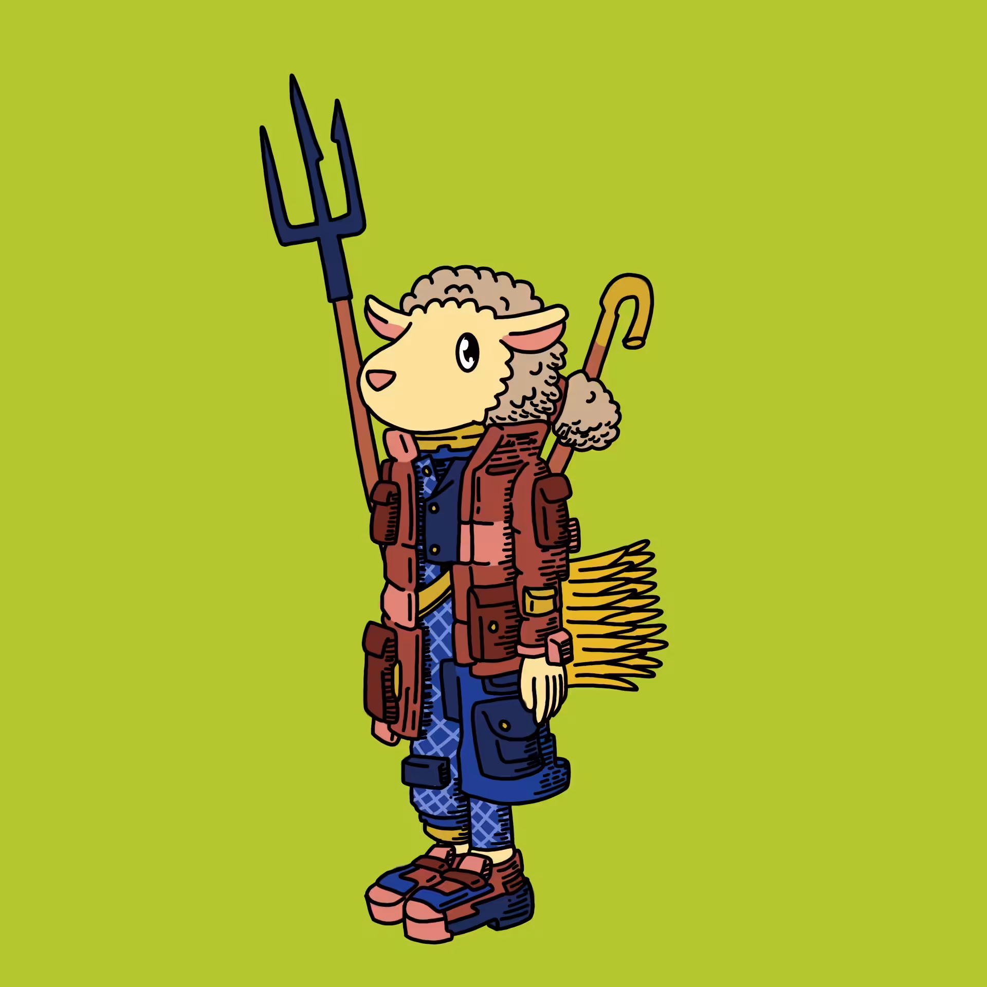 Sheepfarmer one eyed guy #00035