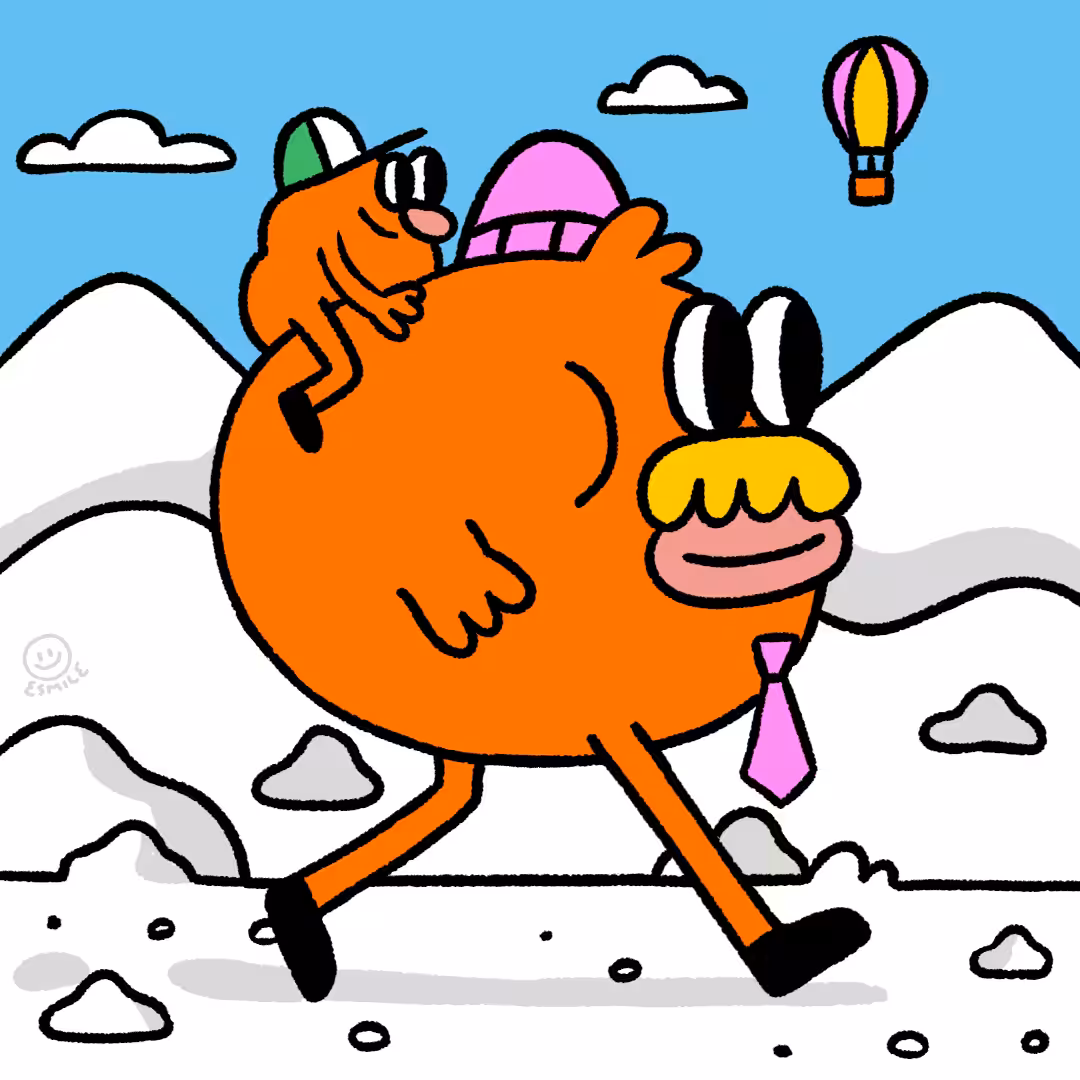 Orange with the little orange - Walkers Collection