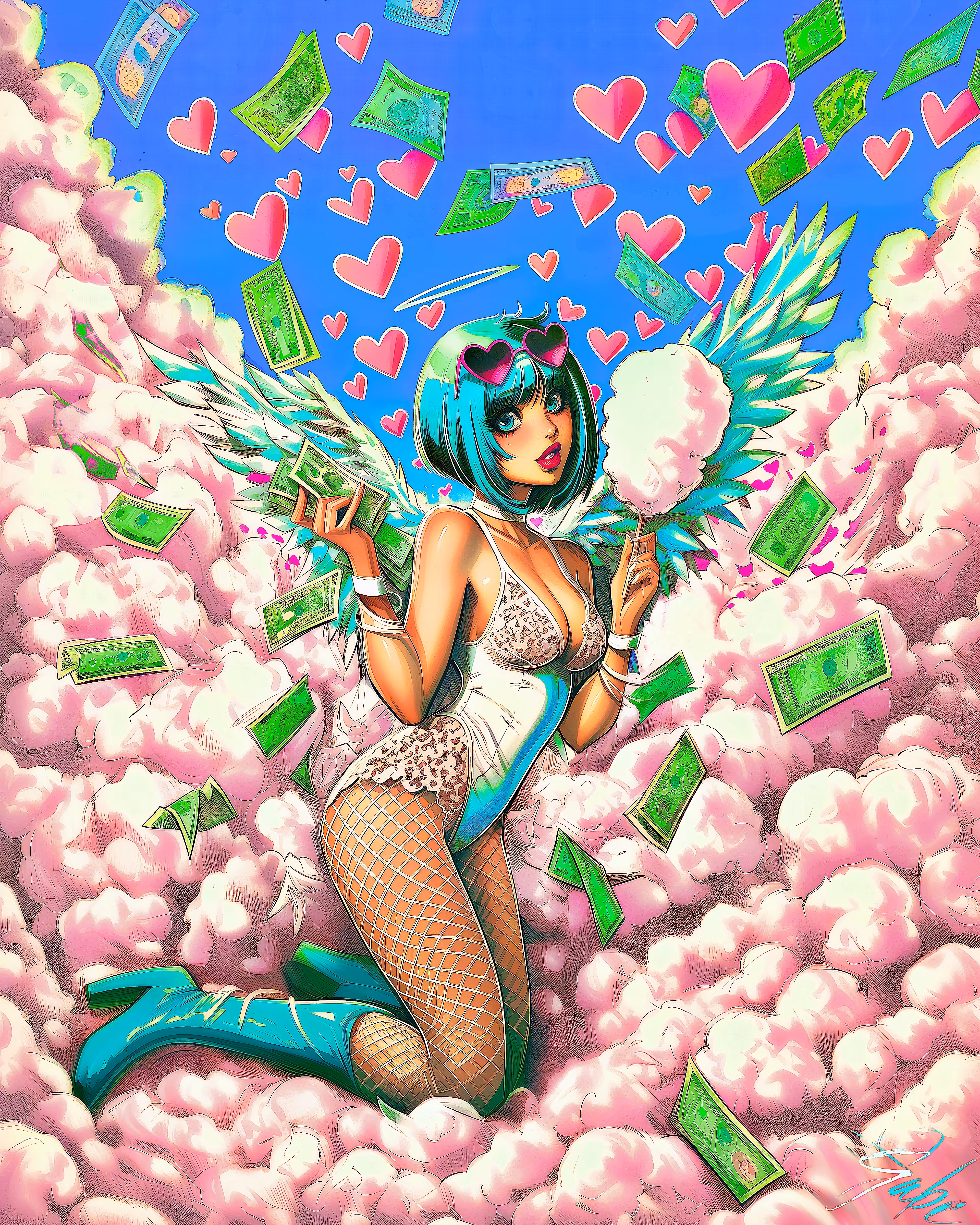 404 Everydaze: Day #204: “Sugar Angel Glitch”
