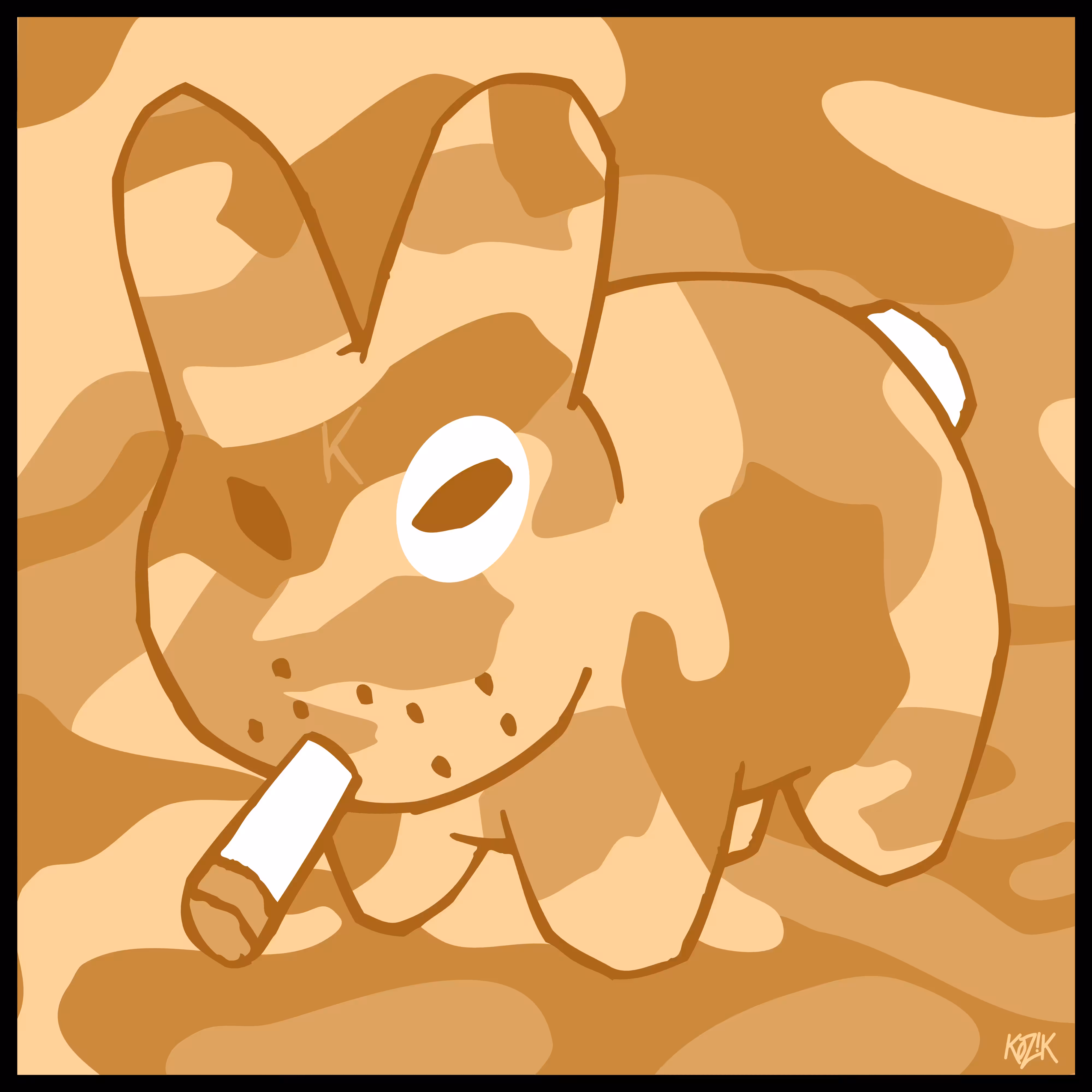 Invisible Labbit In Brown