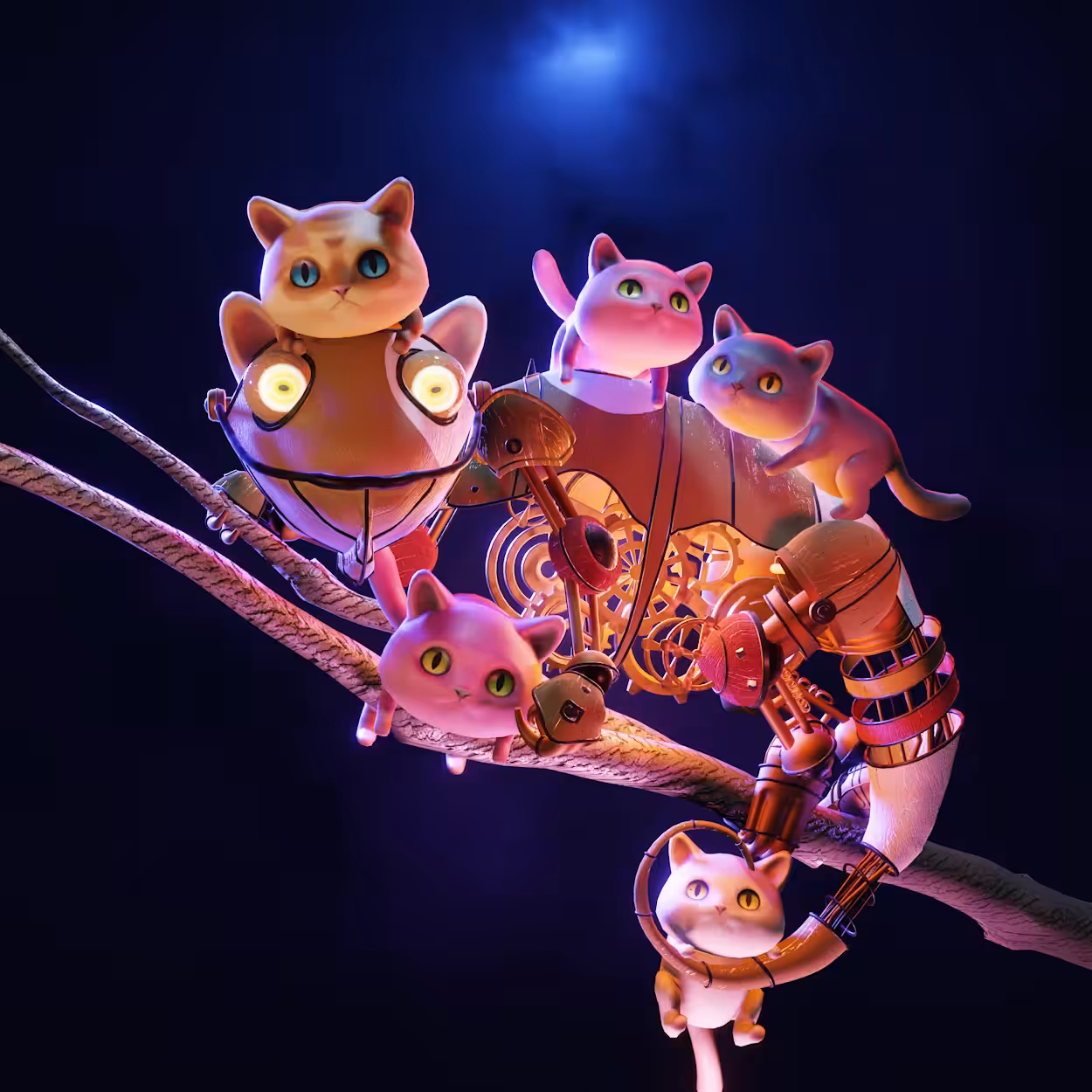 CHAMELEON.NO.50 - Chameleon And the Kitten