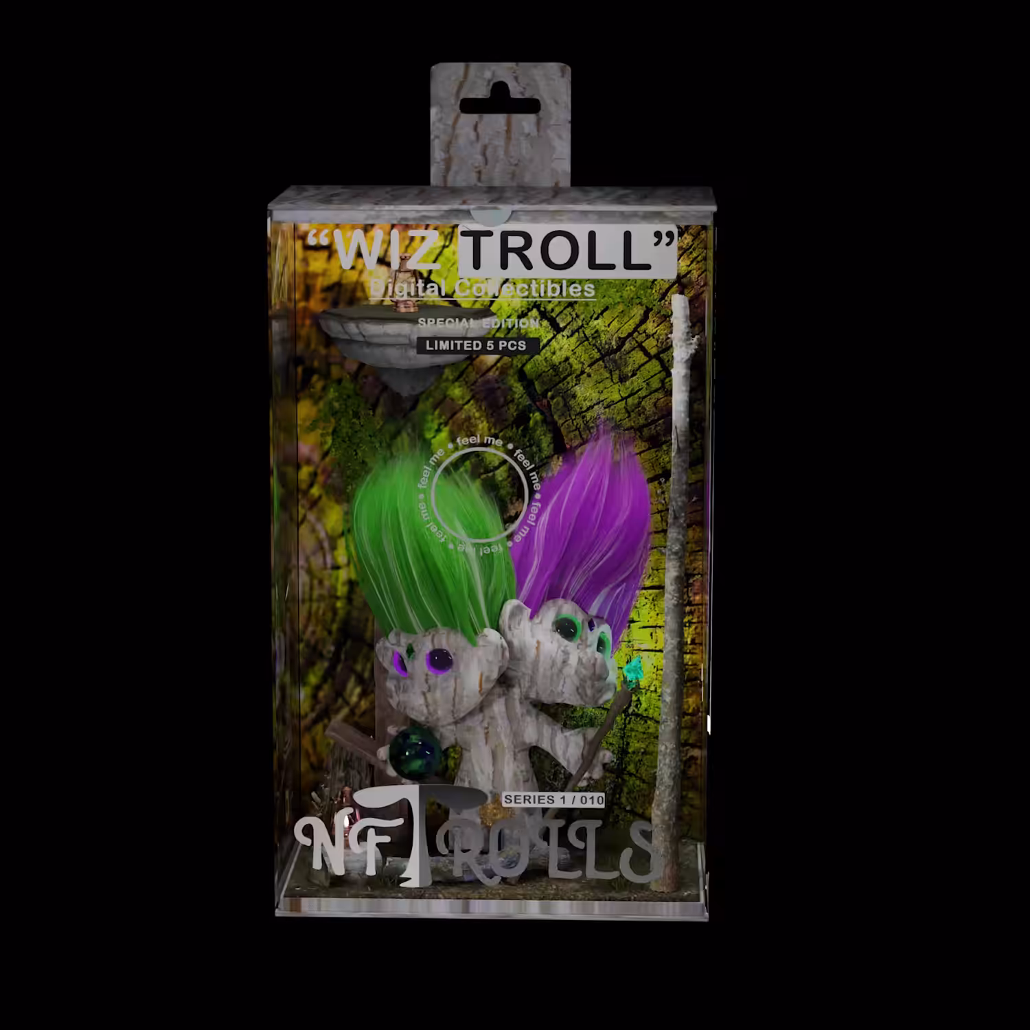 NFTroll #010 - "WIZ TROLL" / SERIES 1  (FINAL EDITION)
