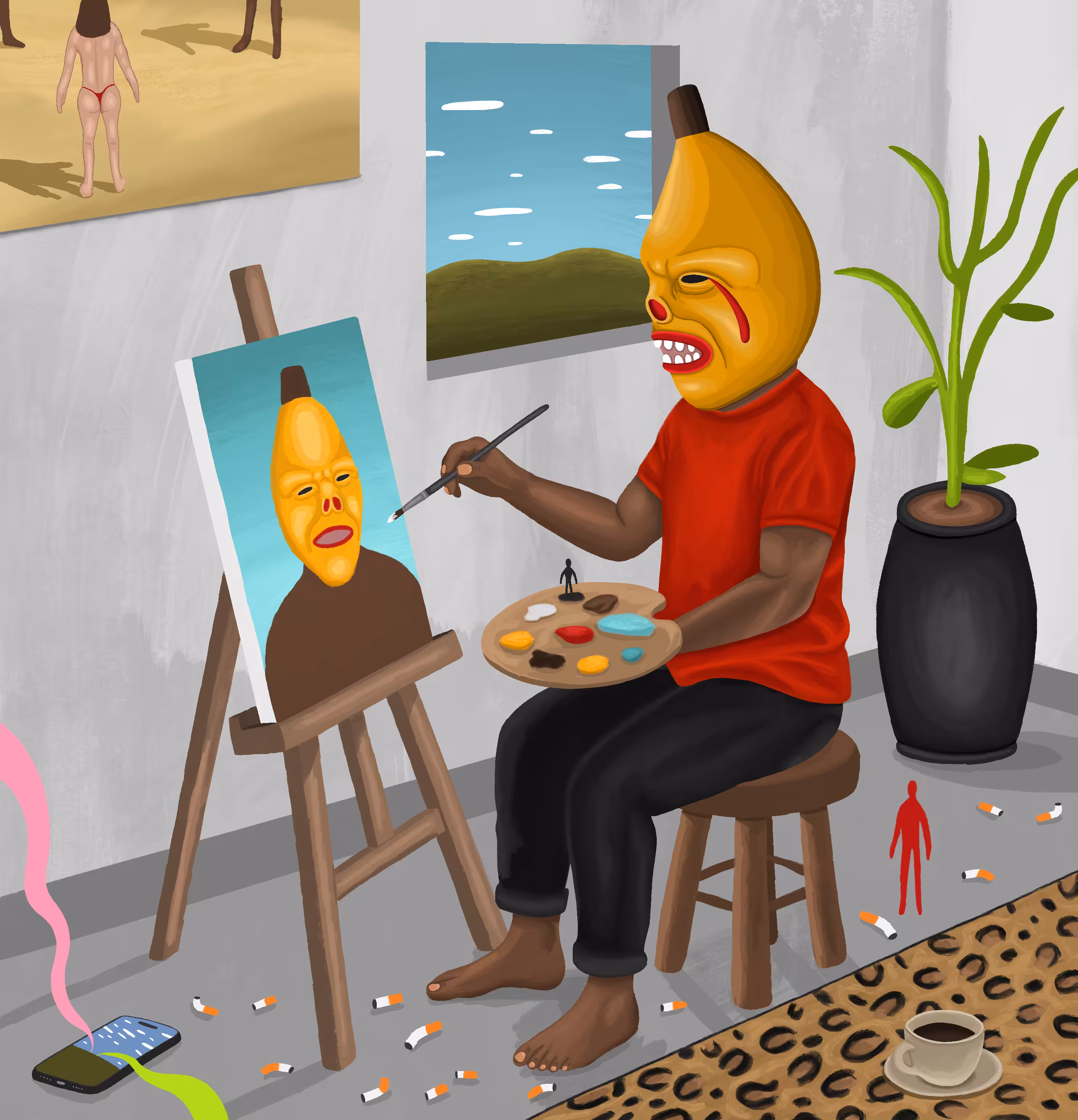 CLOK: Self-Portrait: Melancholy