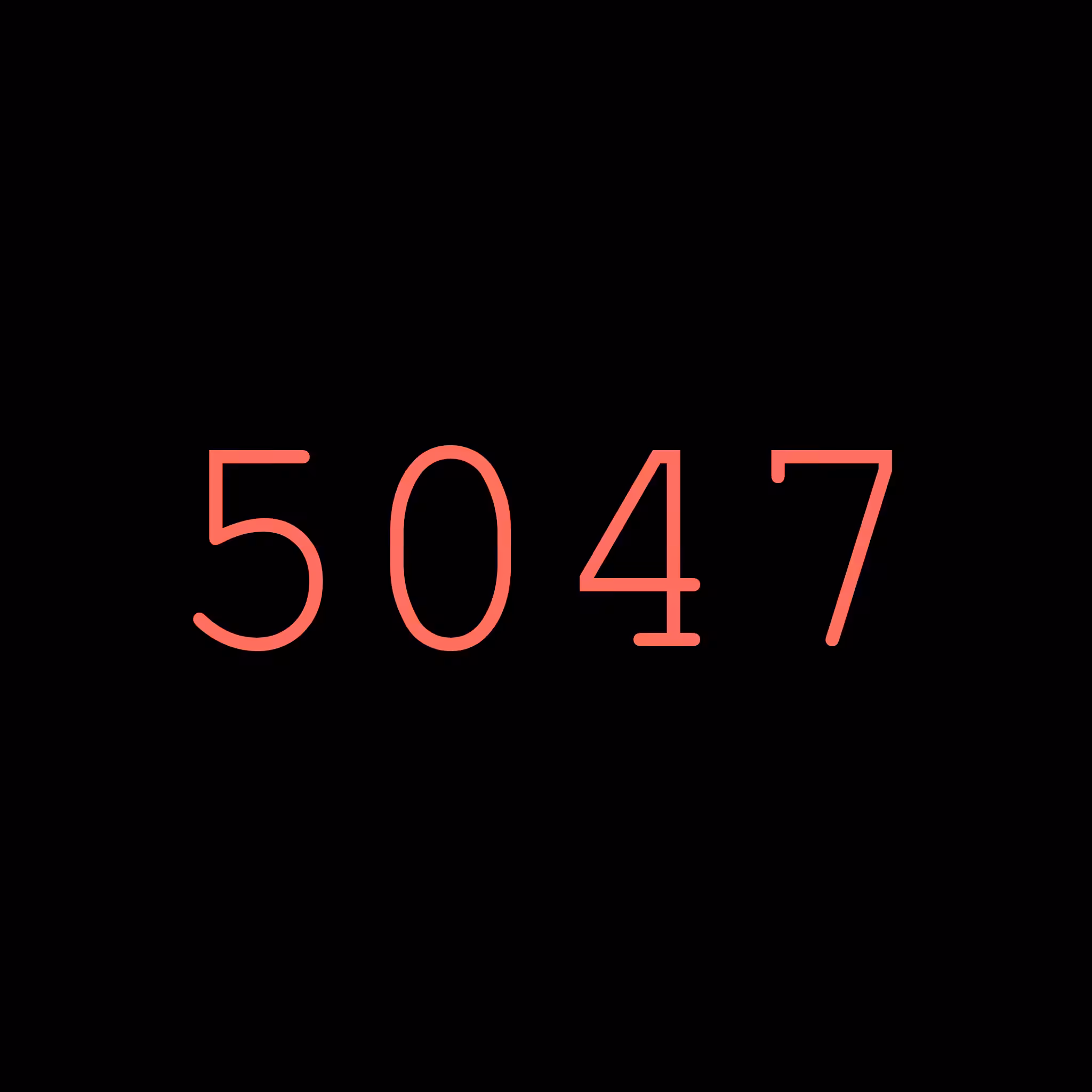 5047