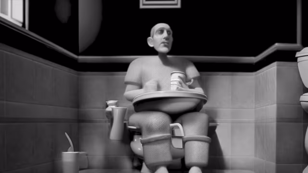 Coffee Clogged Loo Simulation