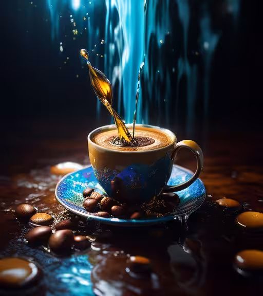 Enjoy painting and a cup of coffee 06