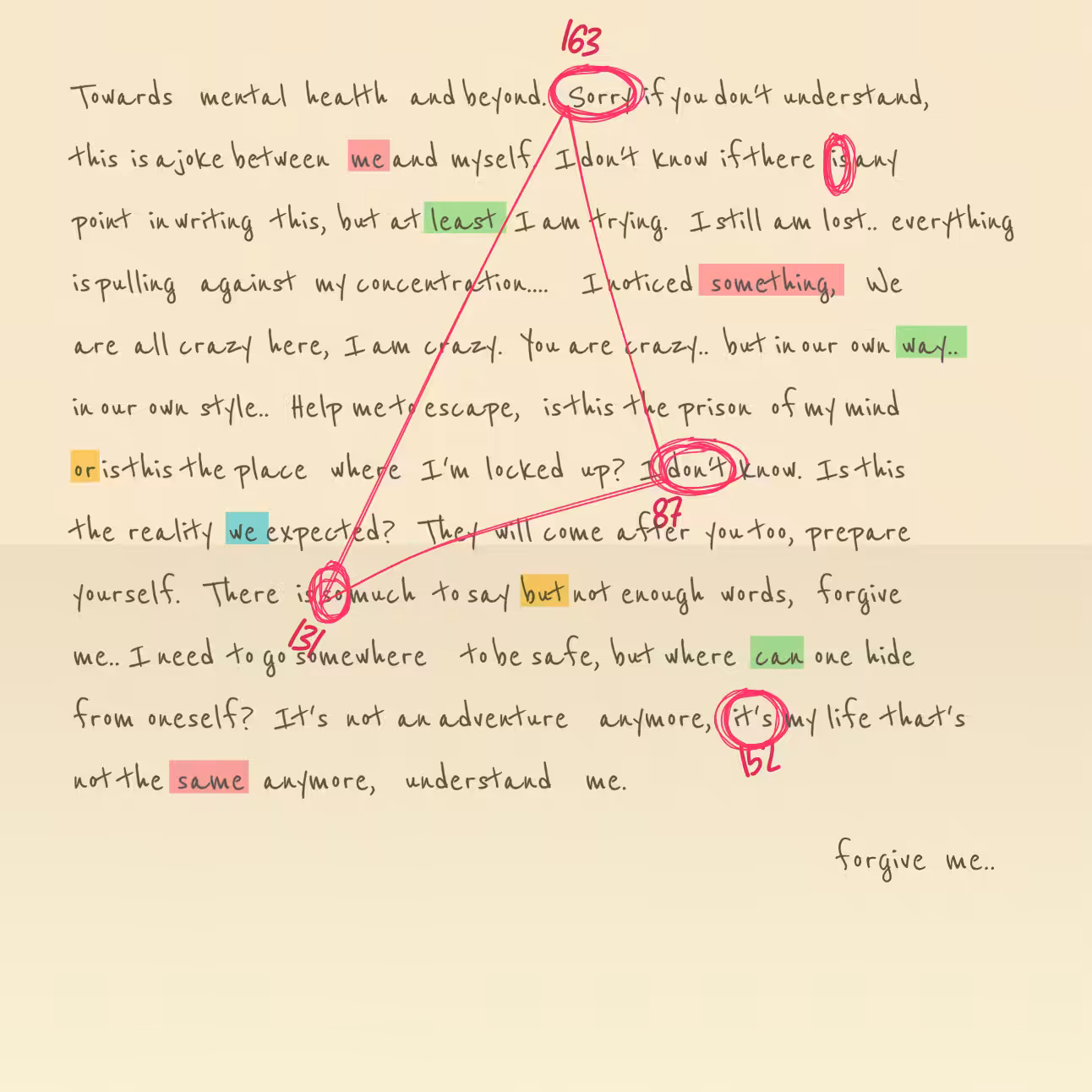 Conspiracy Theory Vol.2: a letter #77