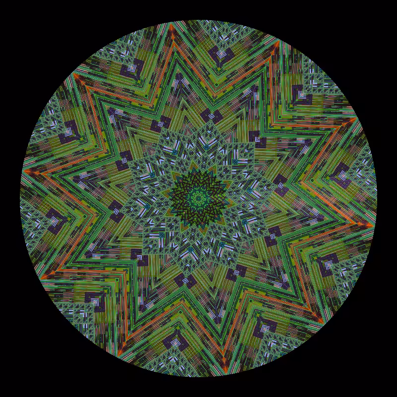Binary kaleidoscope #6