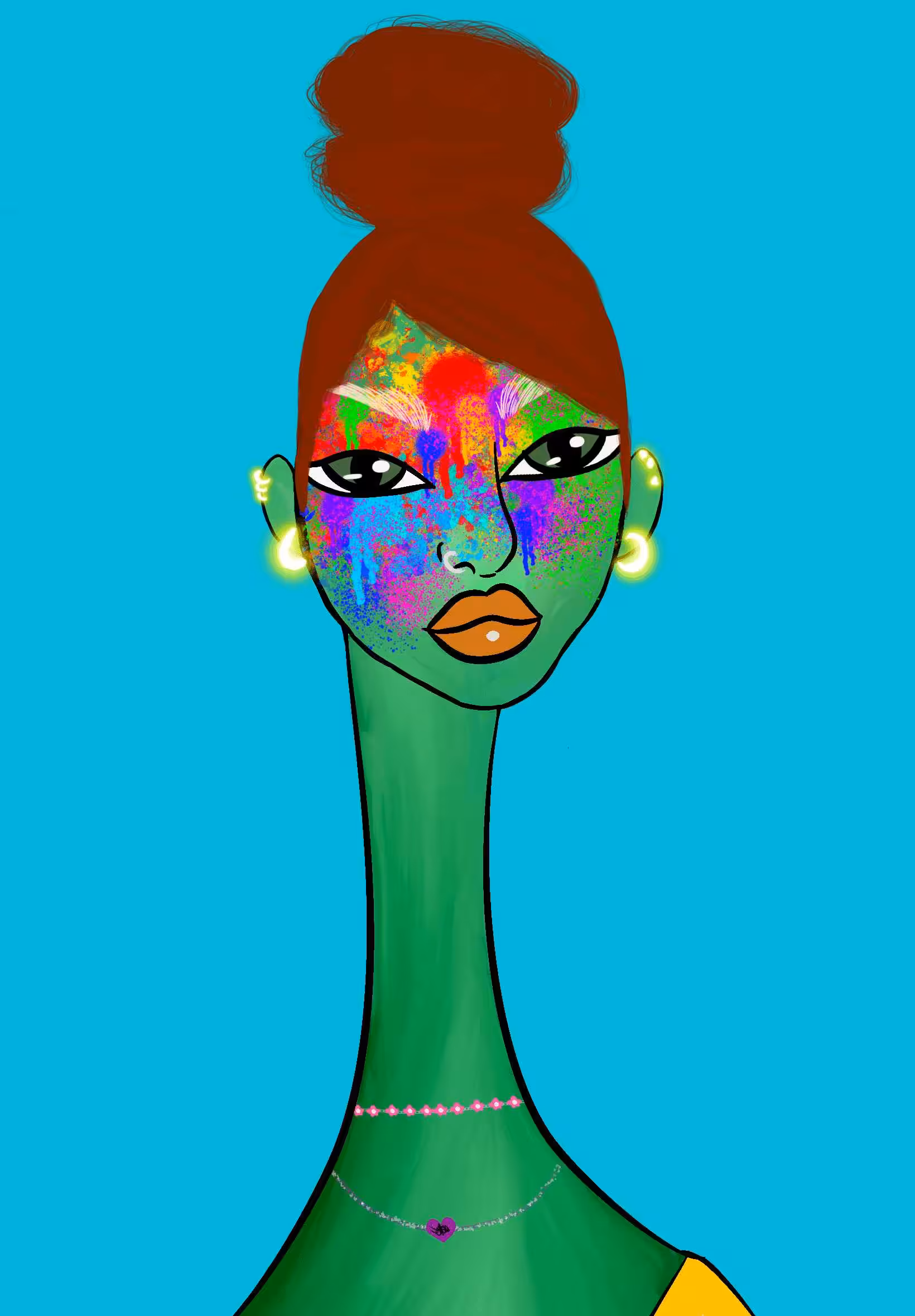 Long Neckie Ladies: Long Neckie Lady #875