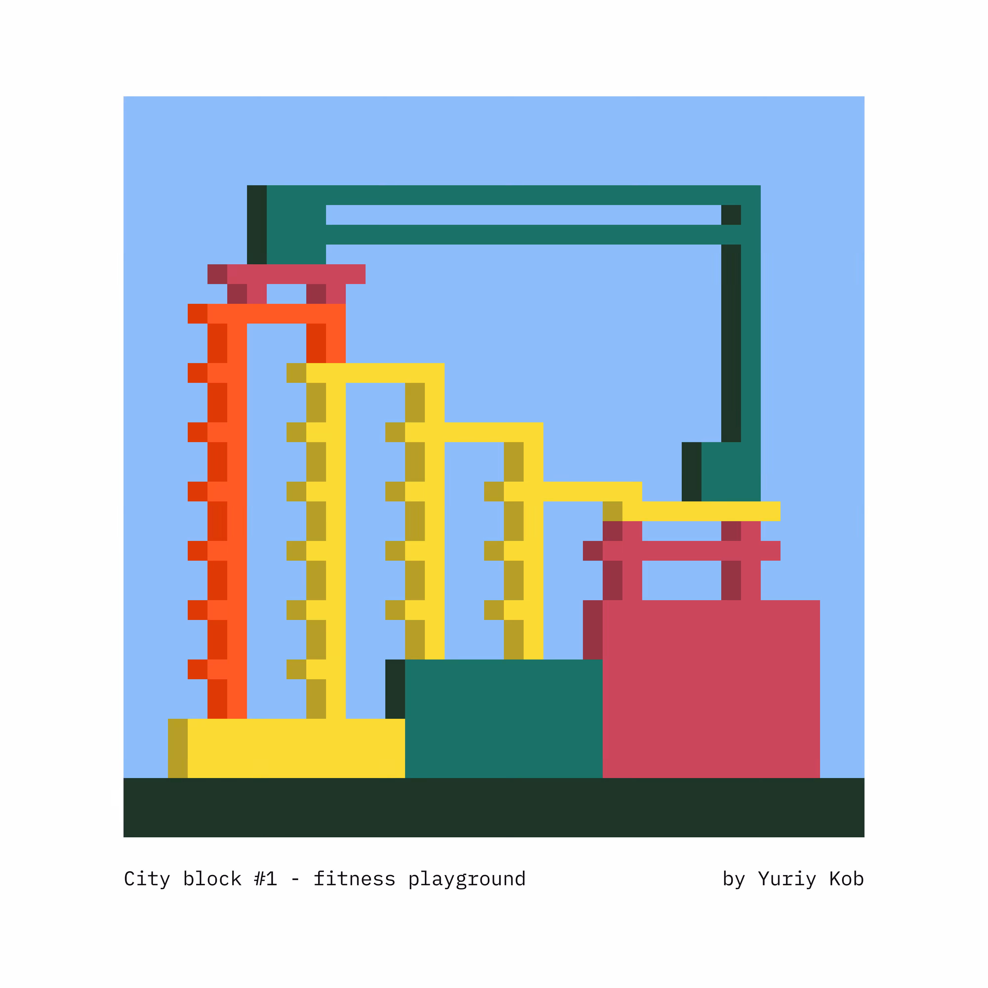City block #1 - fitness playground