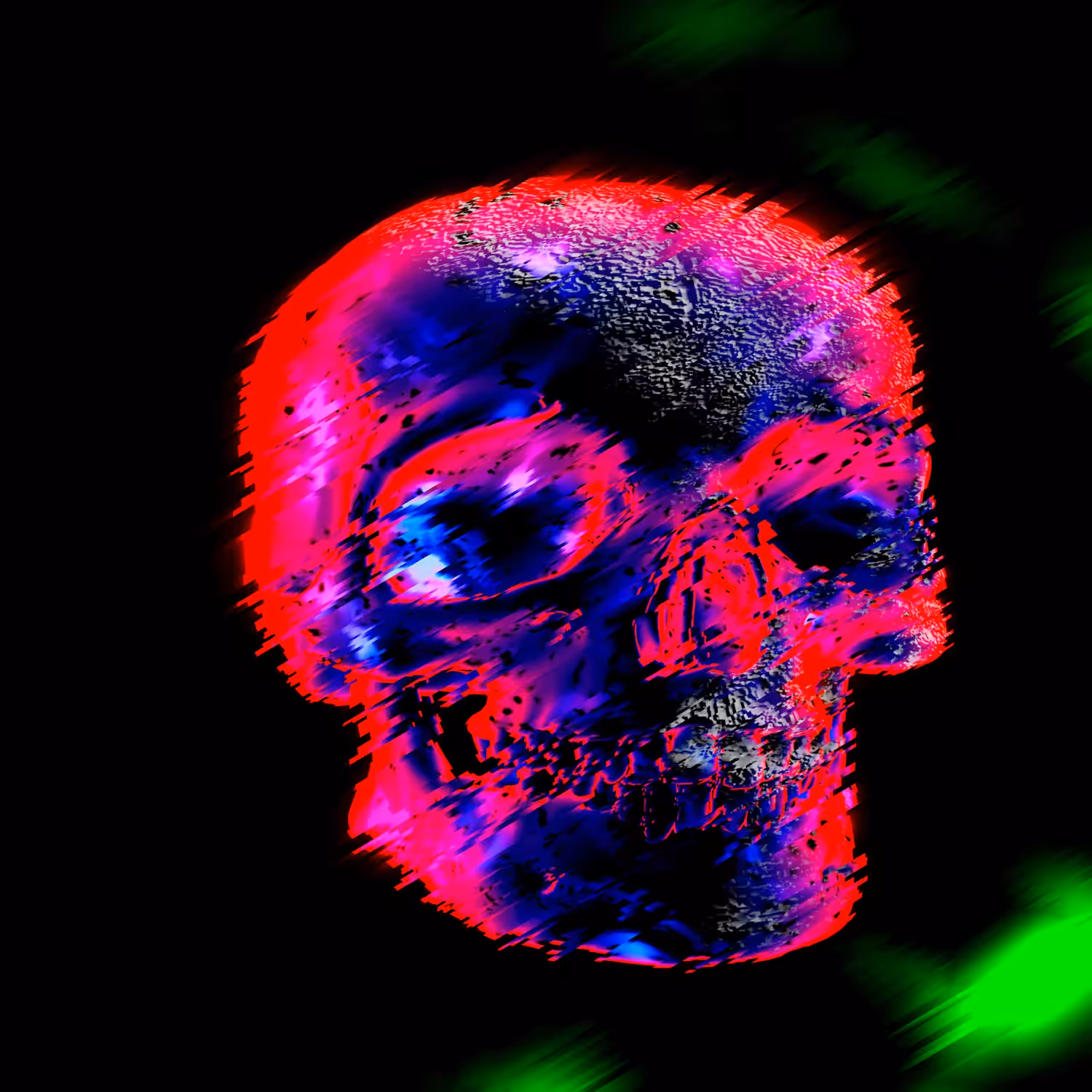 Trashed Skull #3