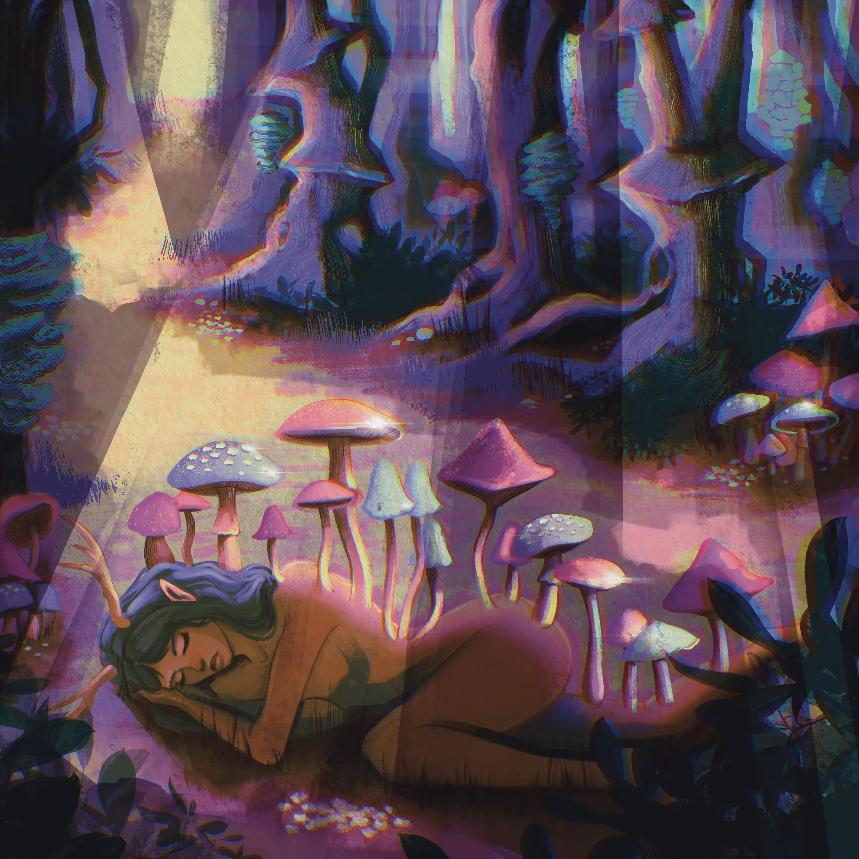 The quietness of the living Undergrowth
