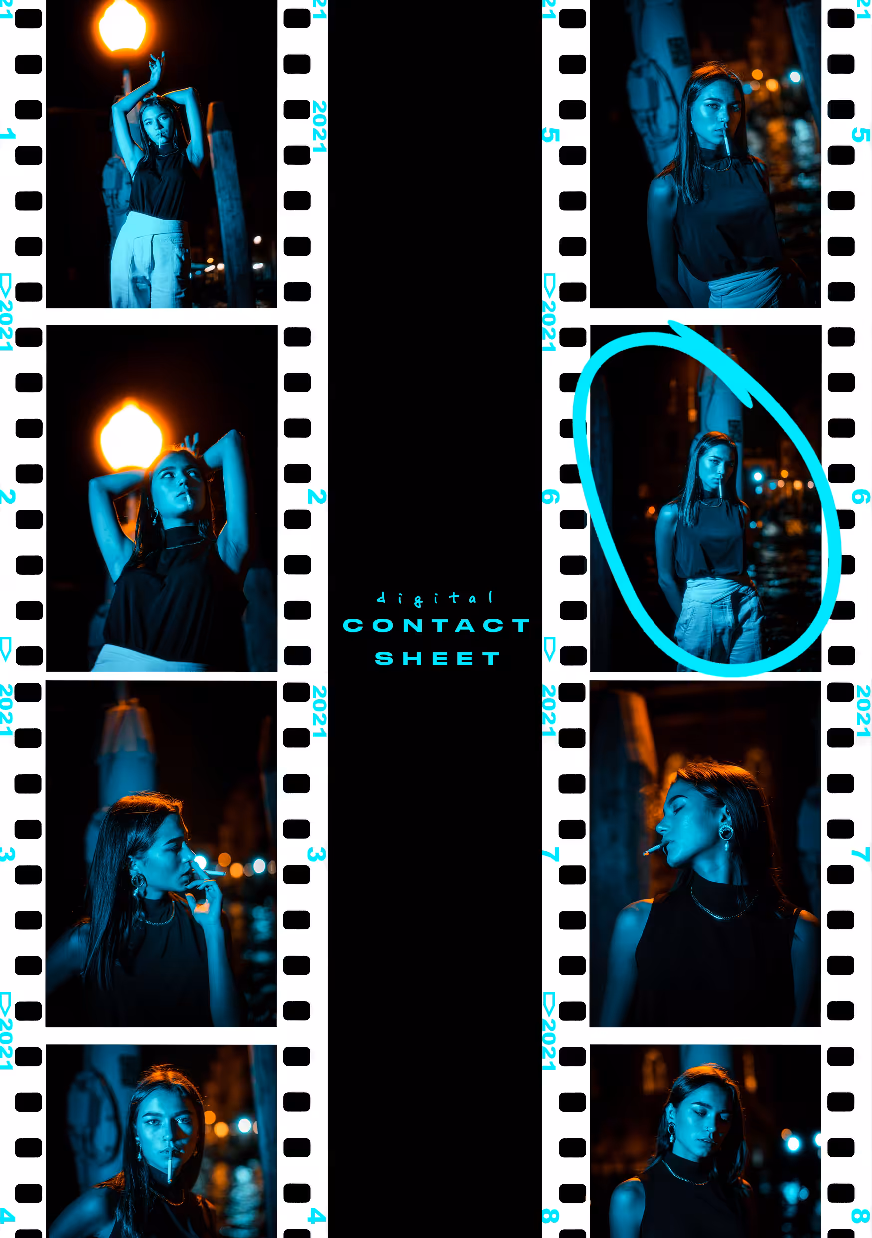 By The Water - Contact Sheet