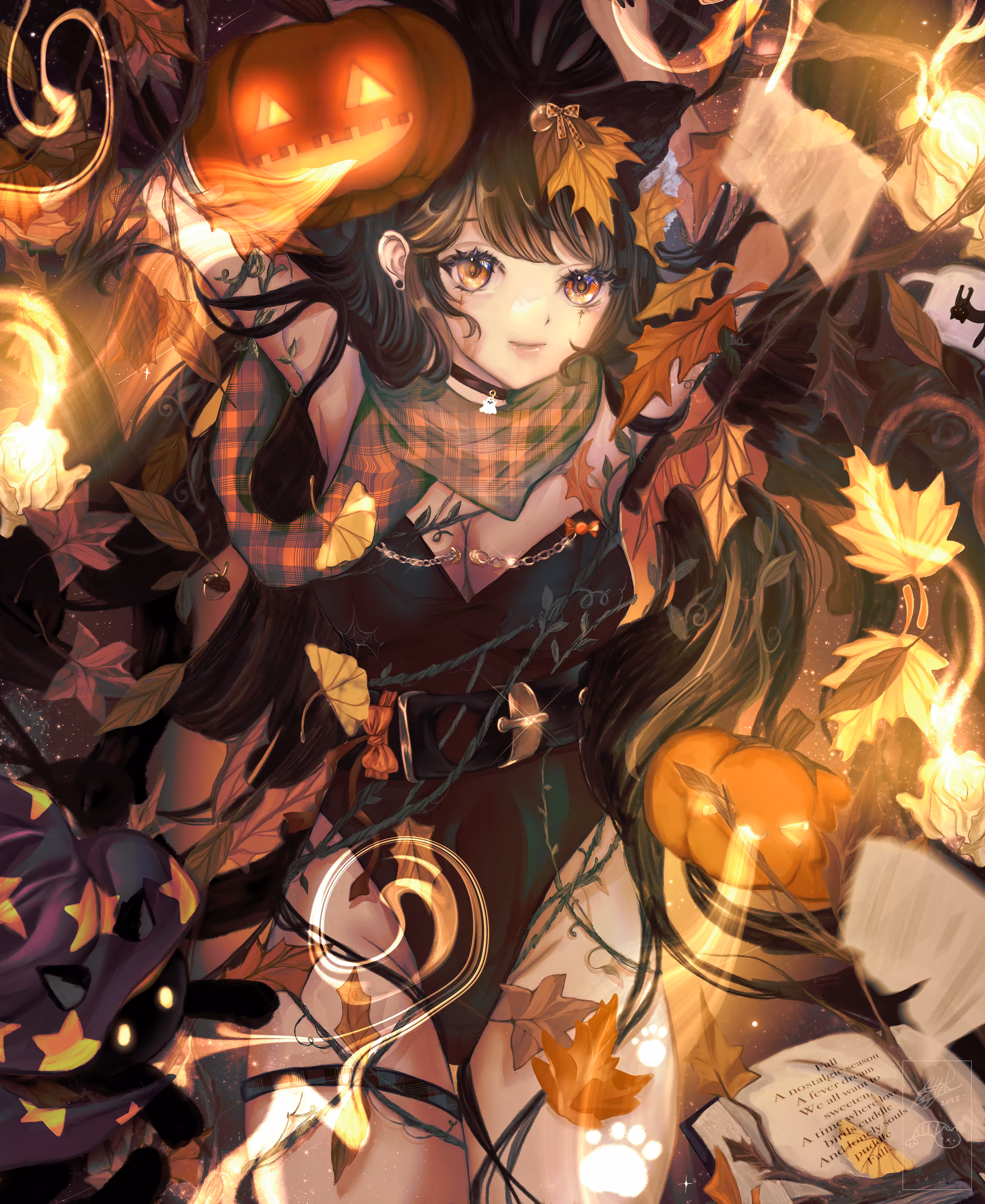 Miss Spooky's Greeting to Fall