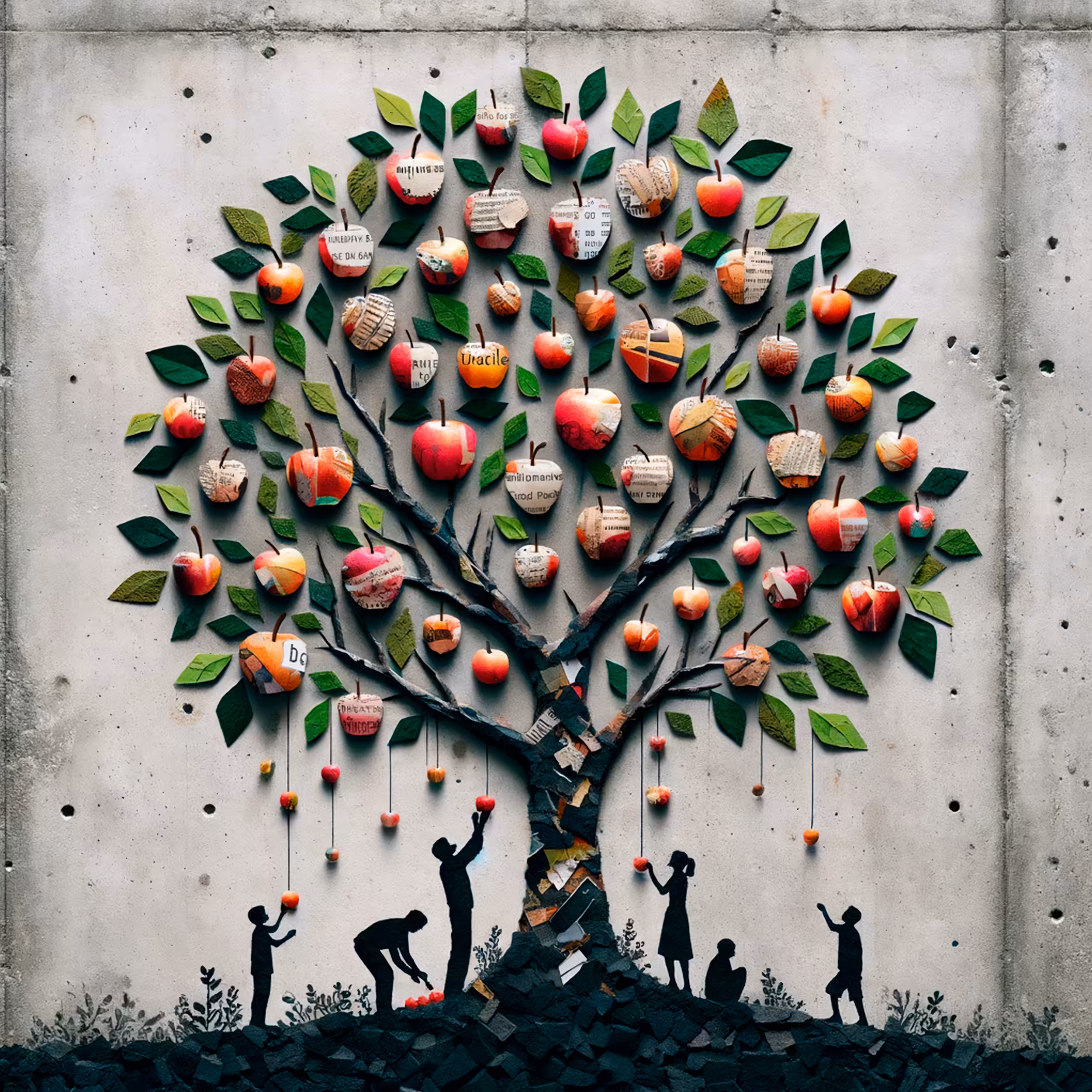 Beyond Decoupage Boundaries: Emotions in Bloom - Urban Canvas Awakens 4