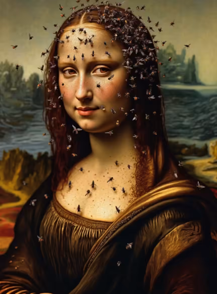 Italian Lady (with Flies)