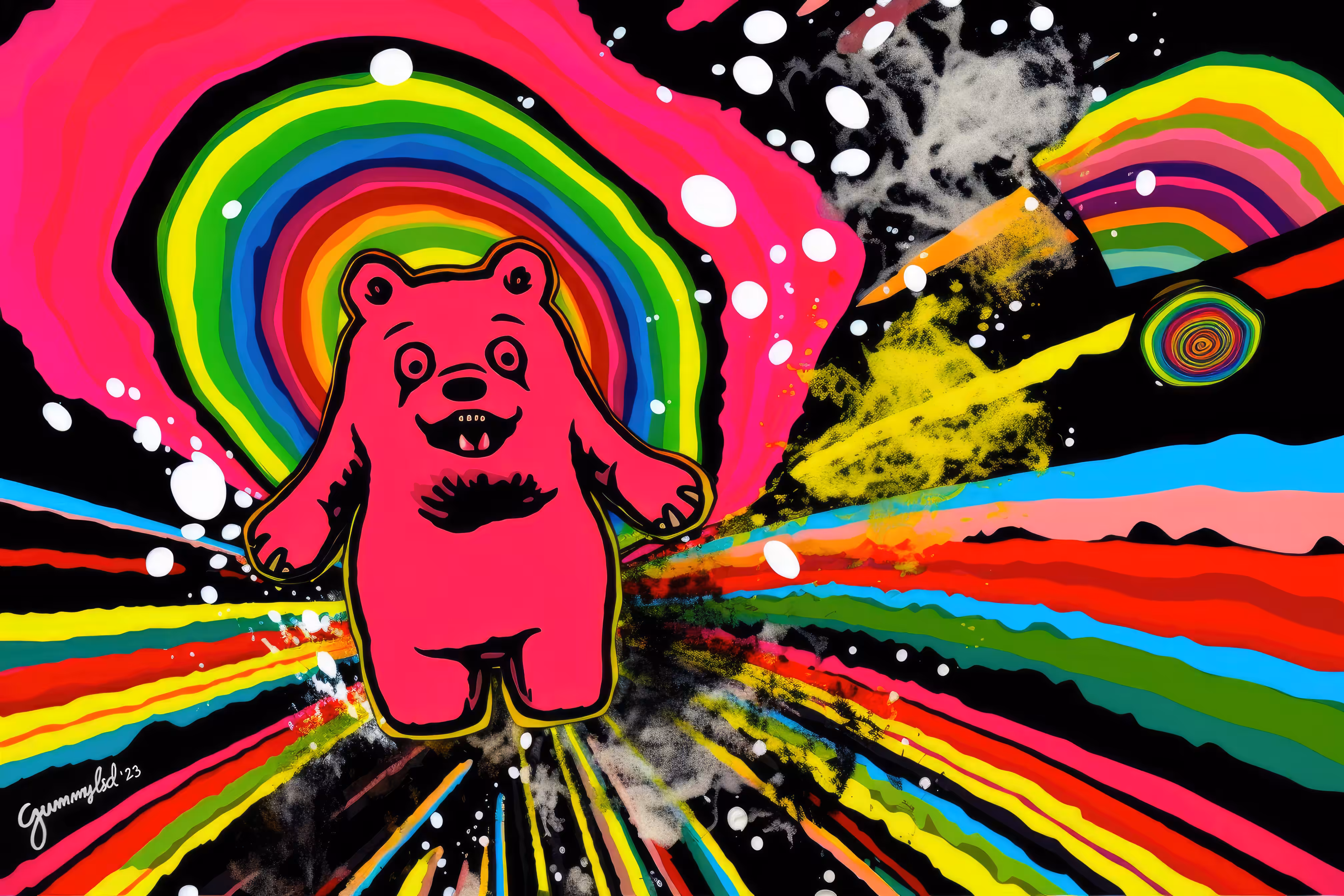 Ai Bear Art from GummyLSD: LSDGB --style 6Pz3KXjllfapYgKPQMEUaz