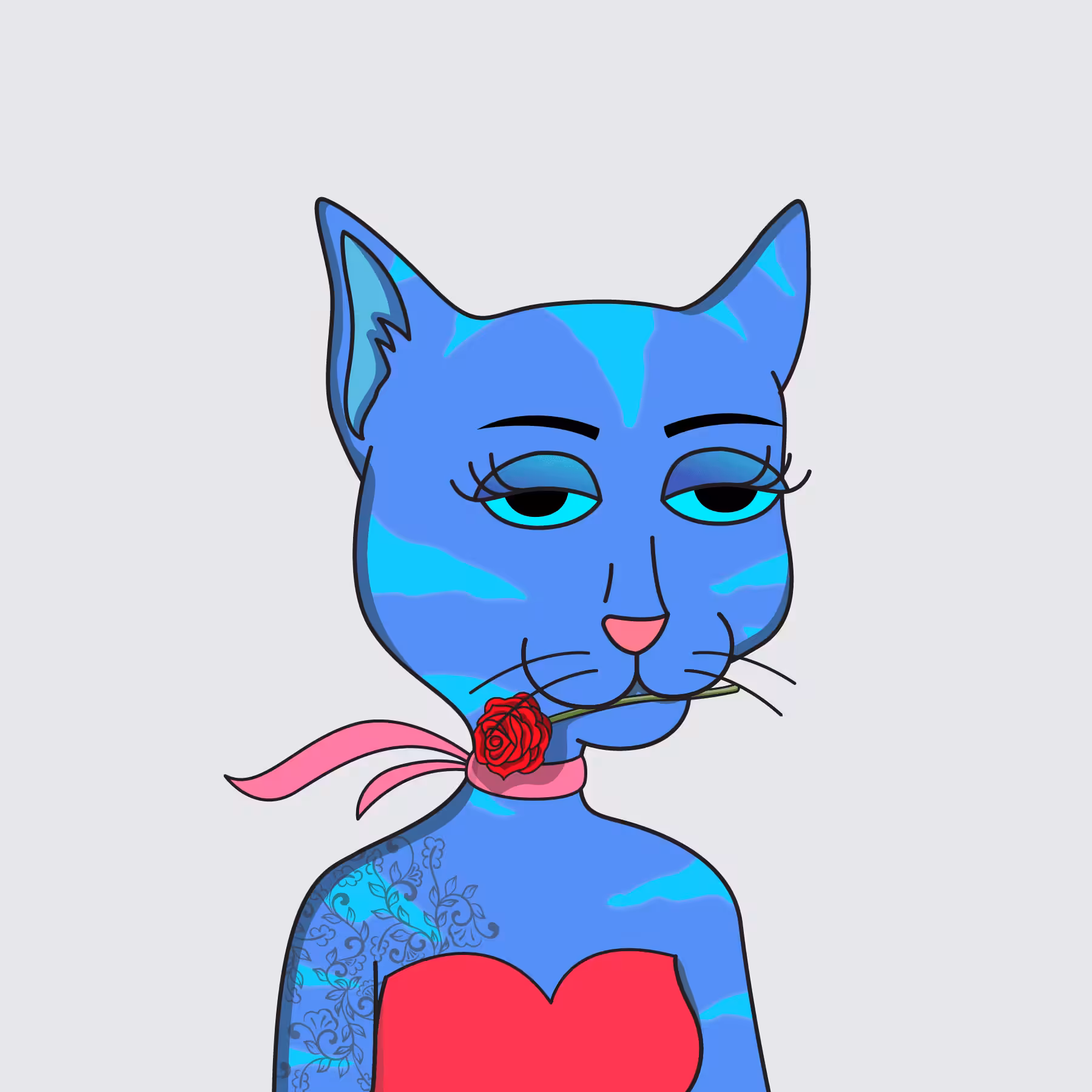 Girl Cat #100