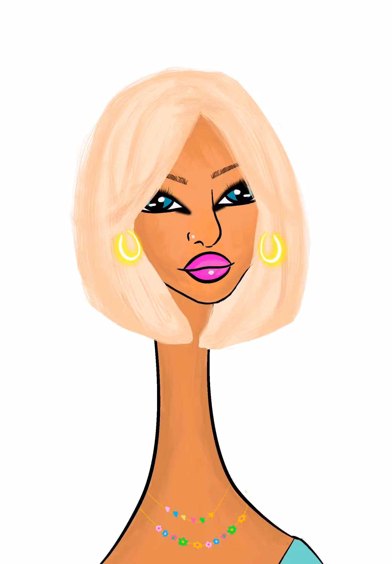 Long Neckie Ladies: Long Neckie Lady #1179