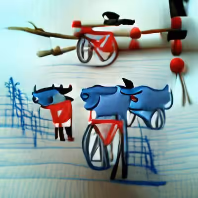 Cows on Bikes