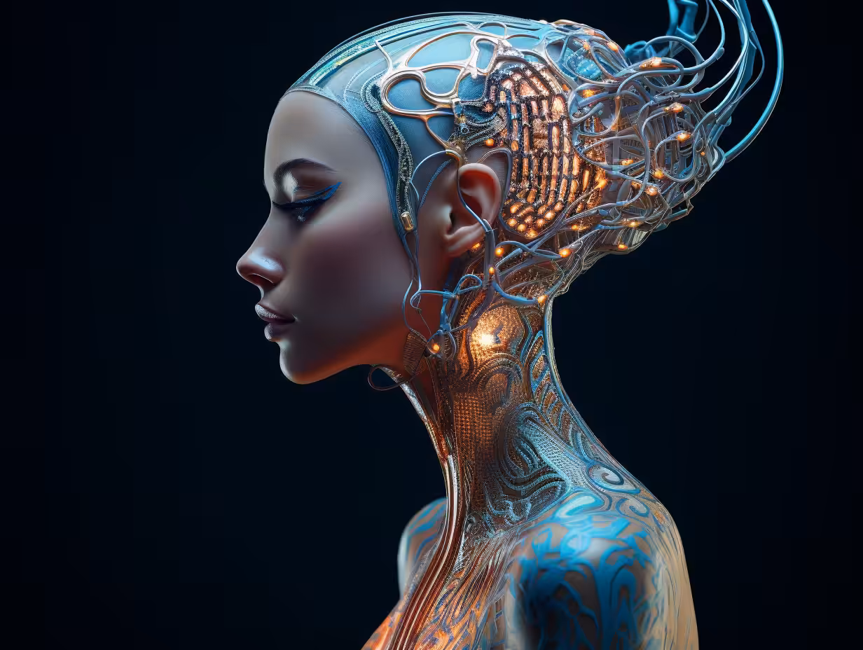 Blue Cyborg 1