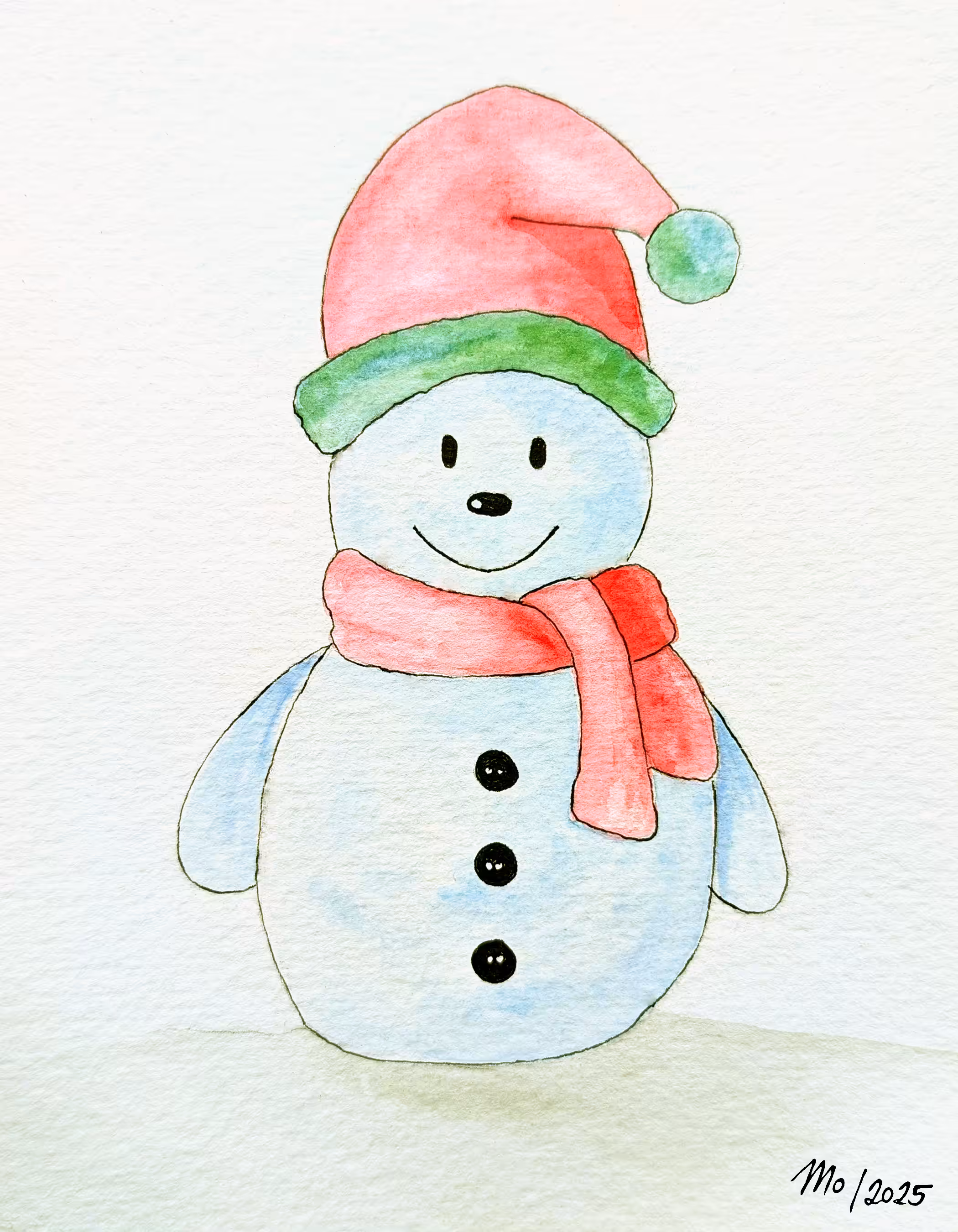Monika's Art: Christmas Card 2025