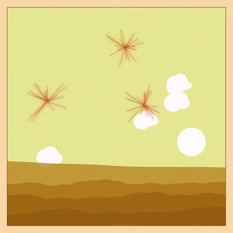Seas of hills #16