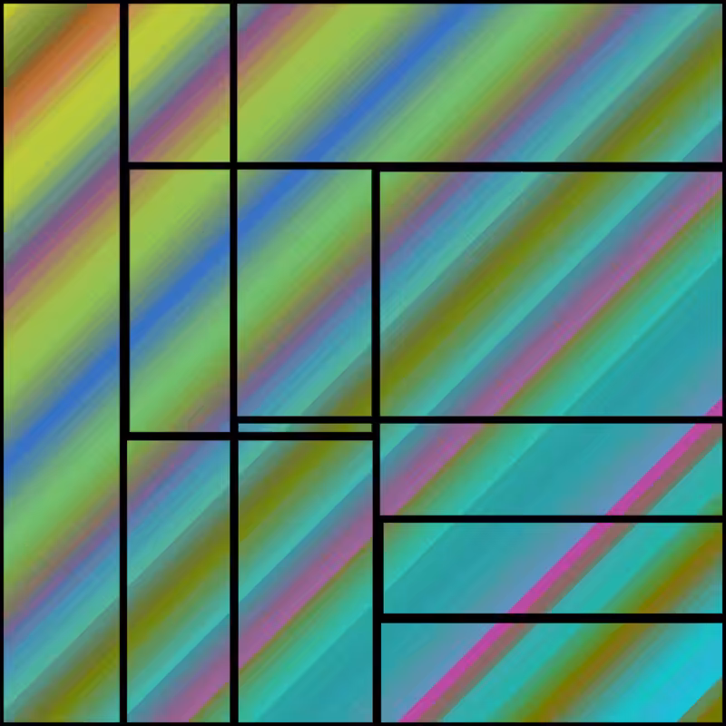 Stacked Mondrian #20