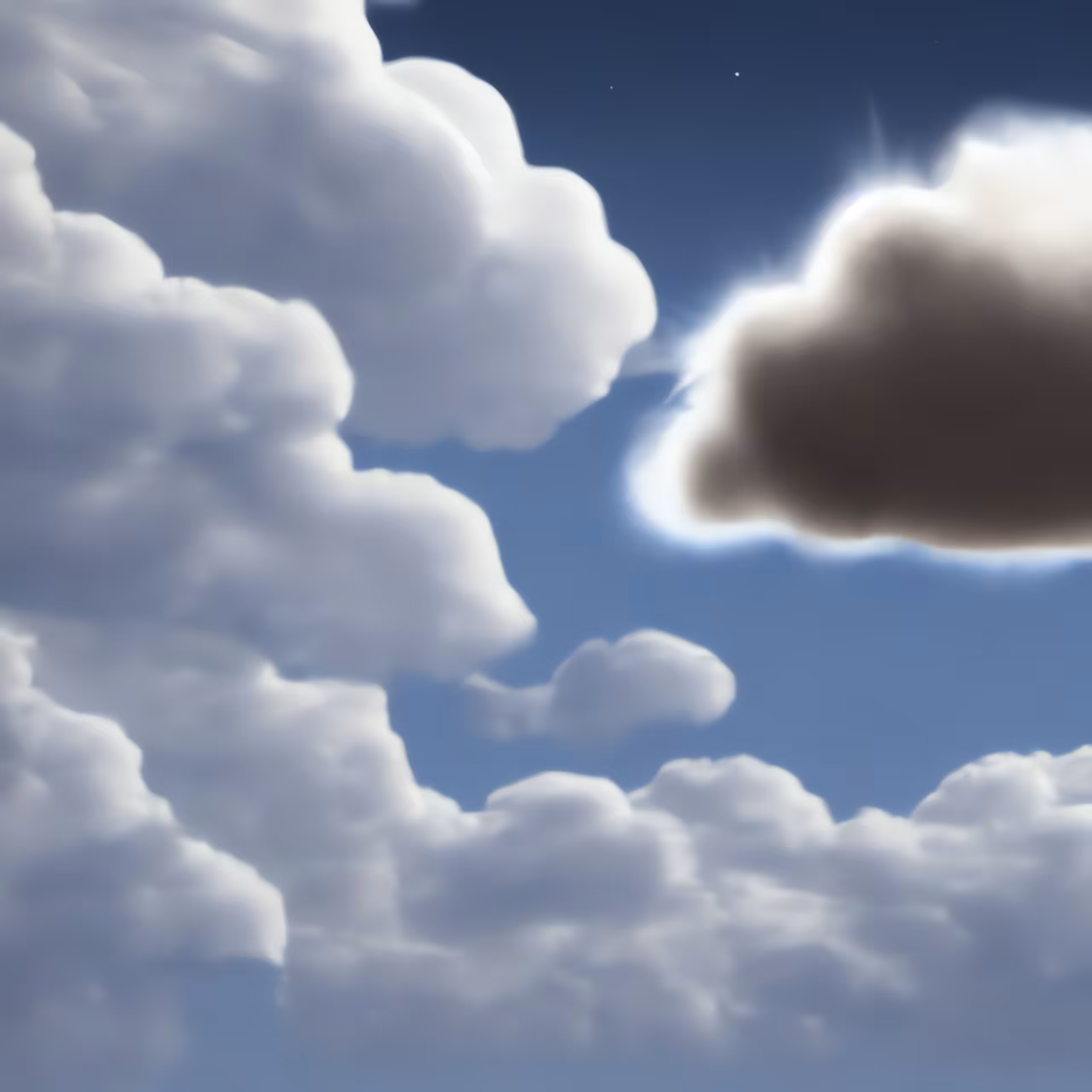 ☁︎ clouds ☁︎ in symmetrical space