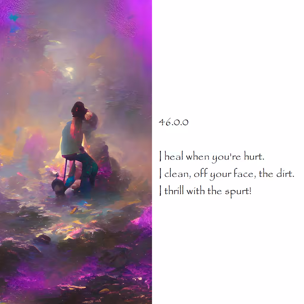 千俳句と俳画 --  1k Haiku and Haiga