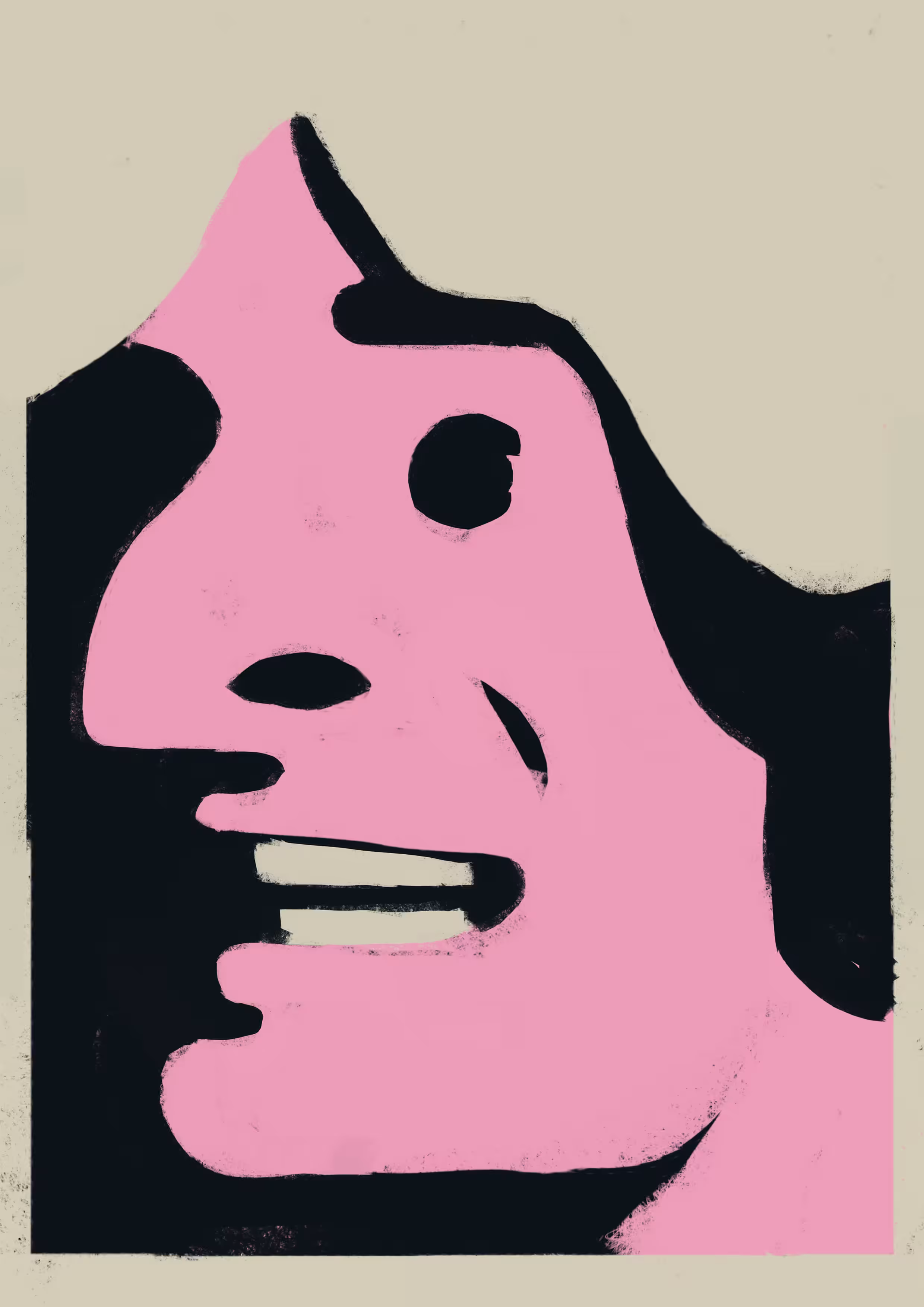 Pink head
