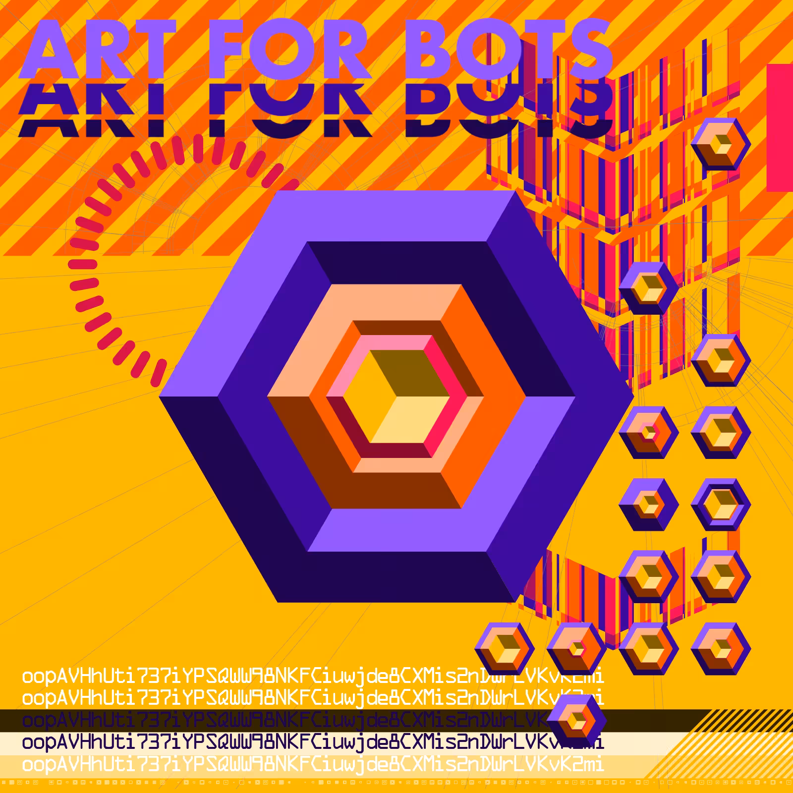 Hexagones - Art for Bots for Humans #23