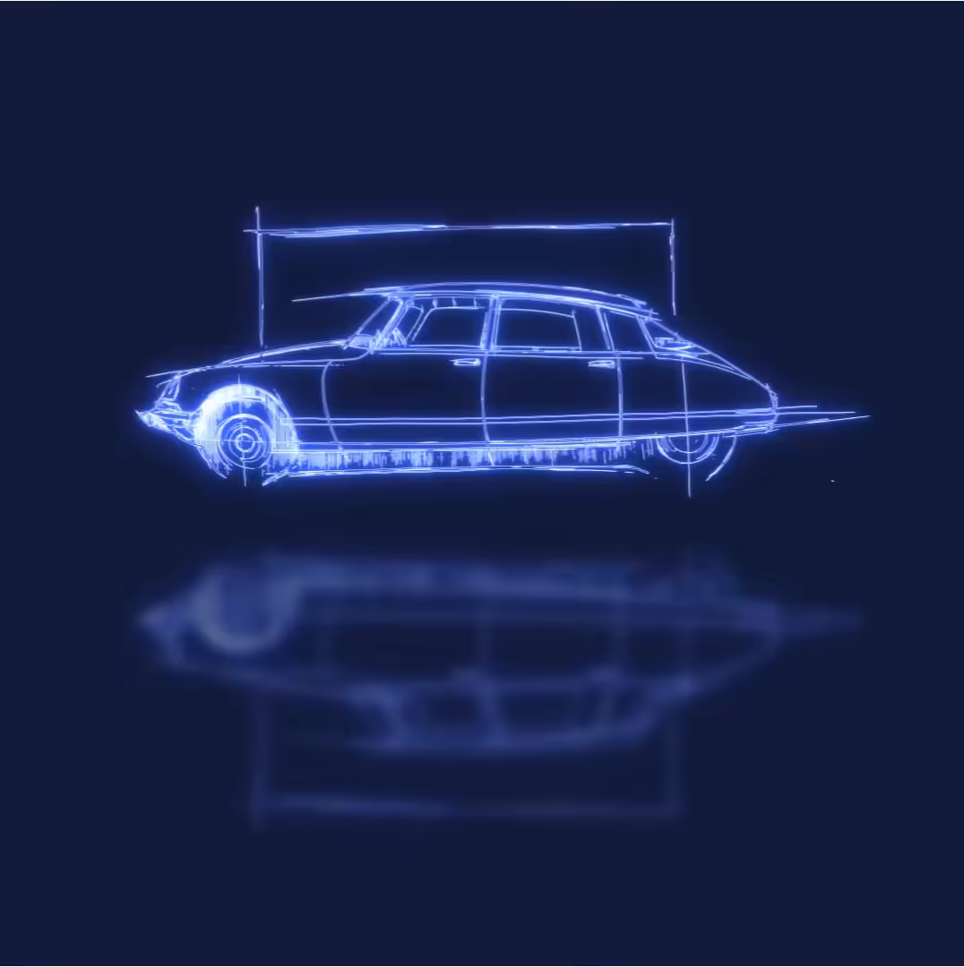 Neon crypto cars