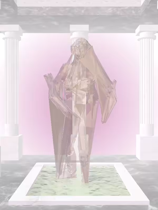 HeavenComputer: The Fading Fragmented Injured Holy Brown Woman #3231