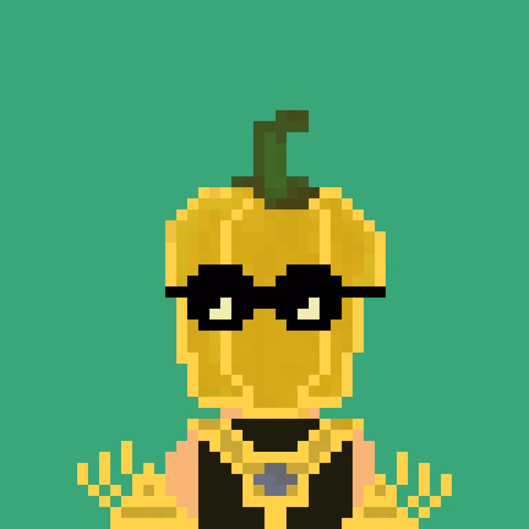 VHP#11 yellow sweet pepper head 