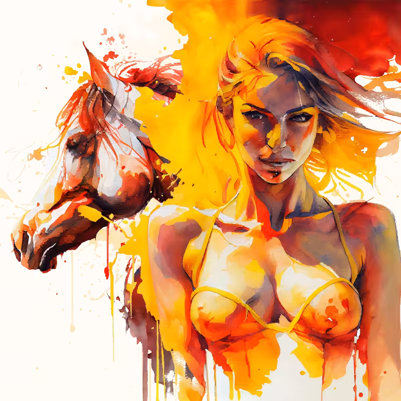 Artemis and Horse #3