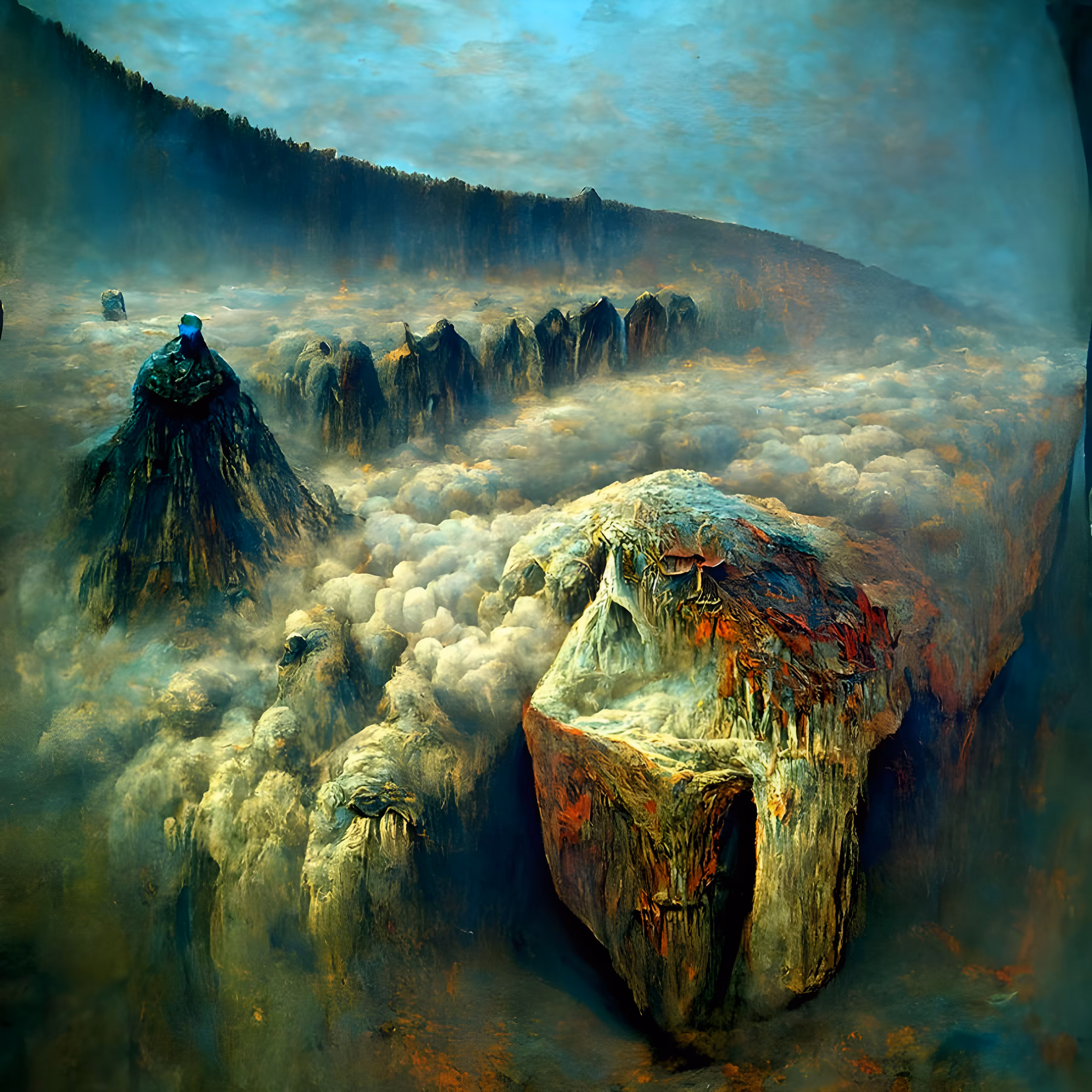 Mountain Mixture 8K By Zdzisław Beksiński