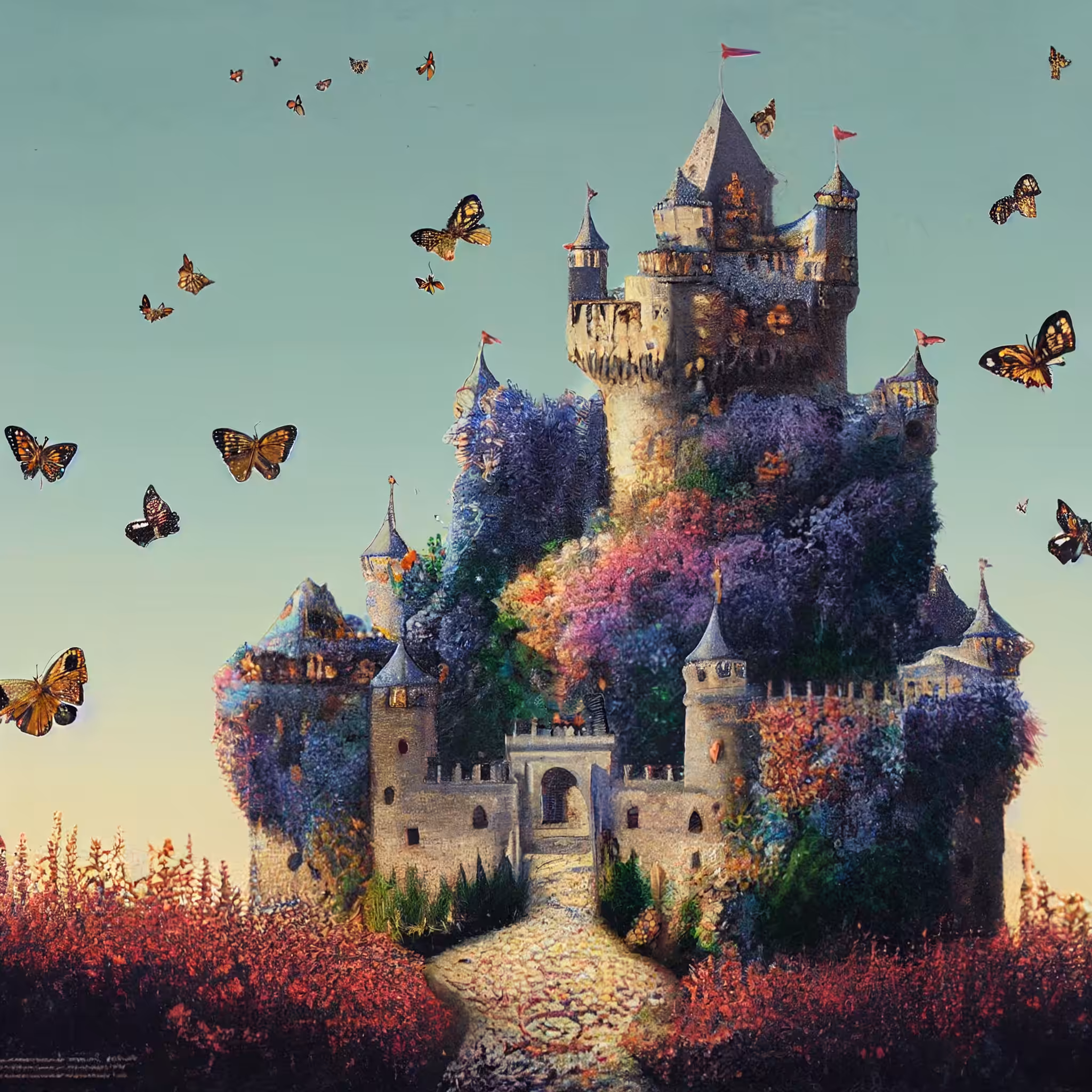 Butterfly castle