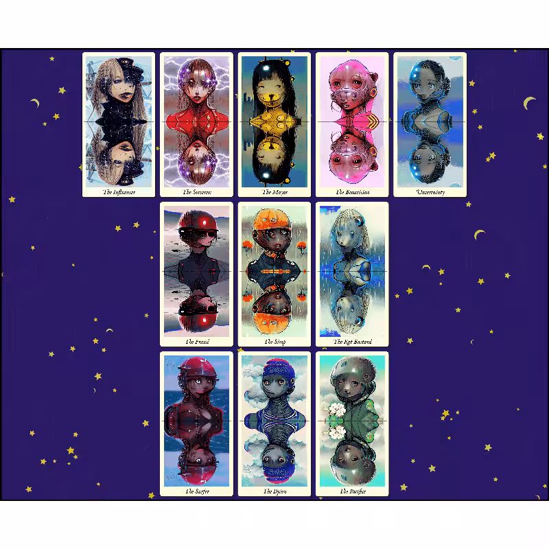 Reflexions - the fxhash tarot #32
