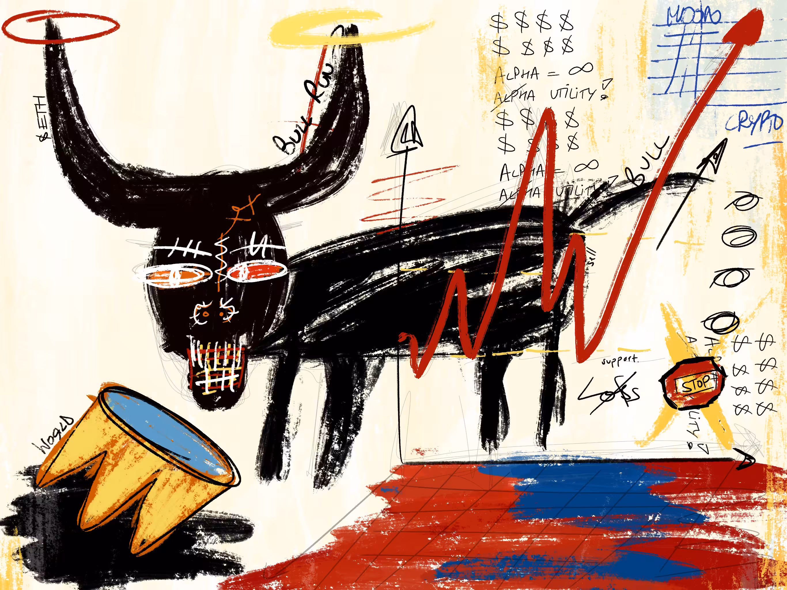"Bullish" - Skull Squiat WSA