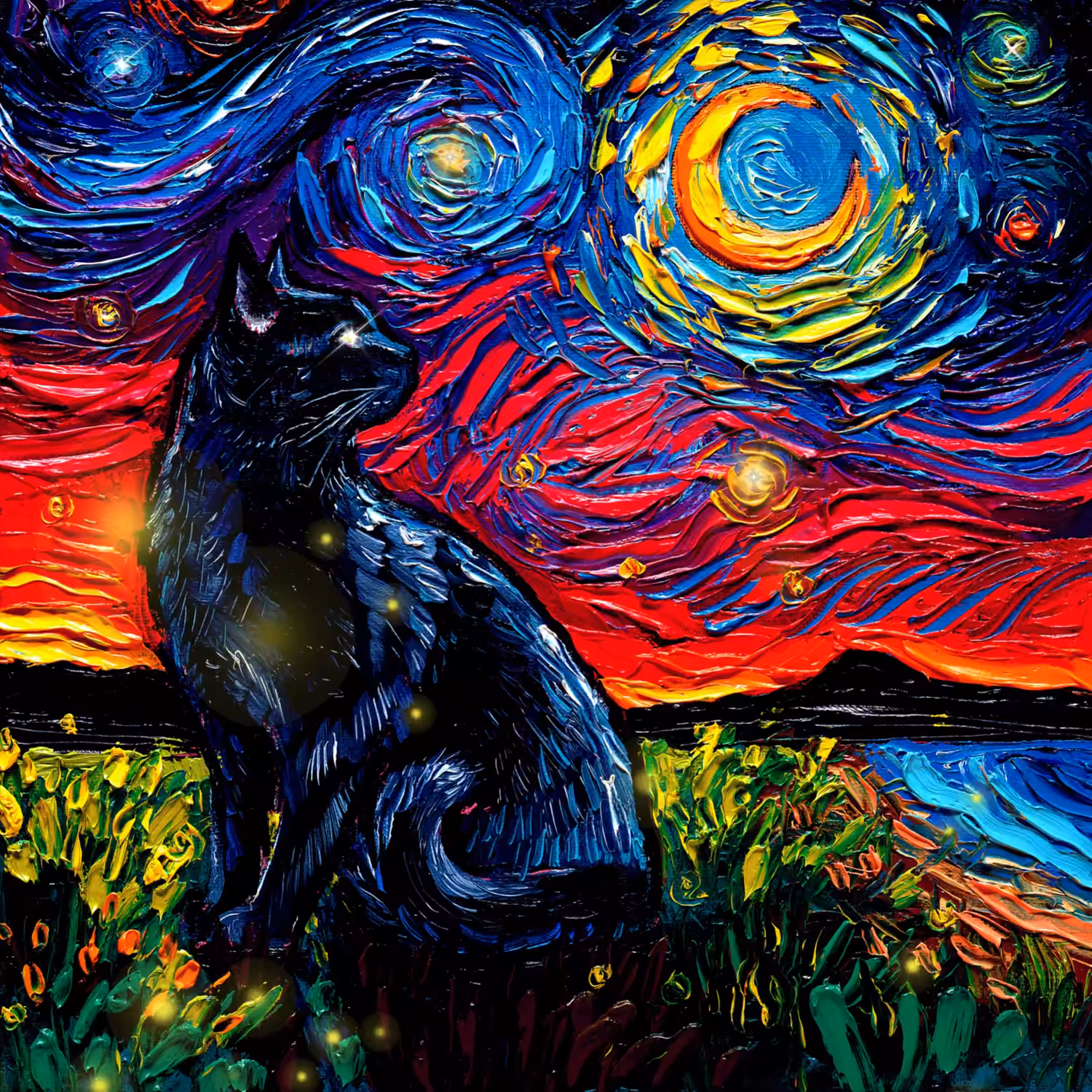 Black Cat Night