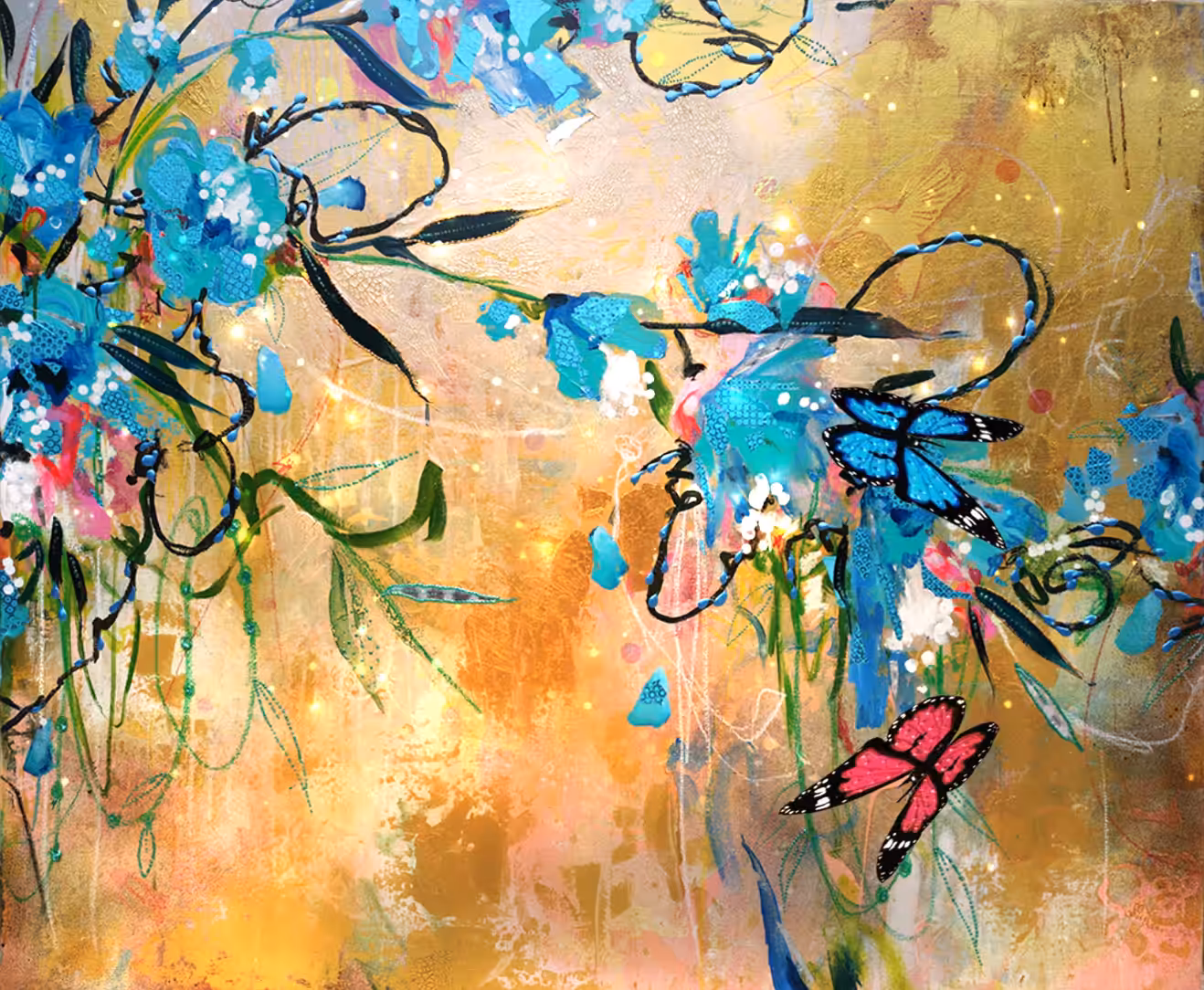 Blue Colombines Butterflies