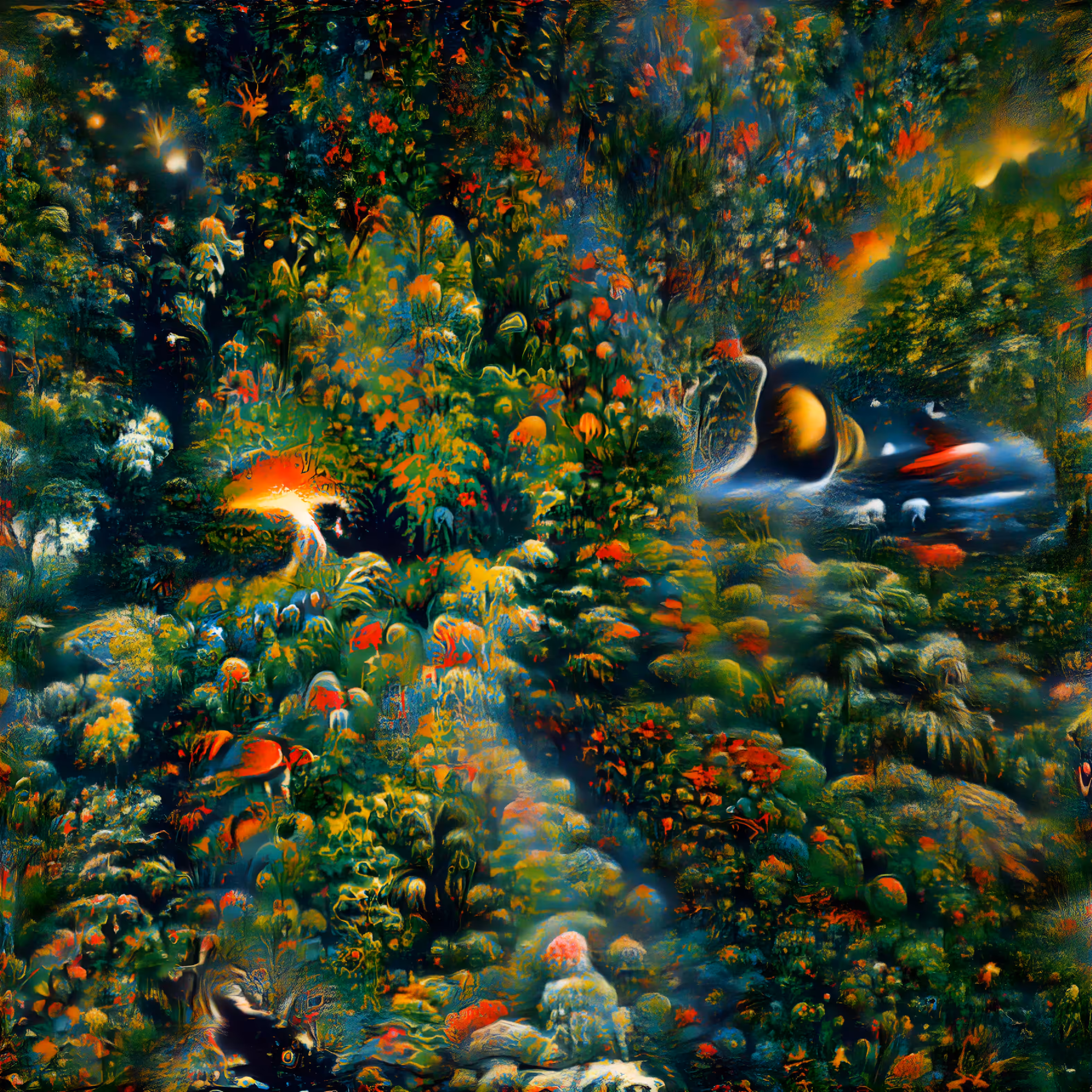 rainbow spaceship voyage #15