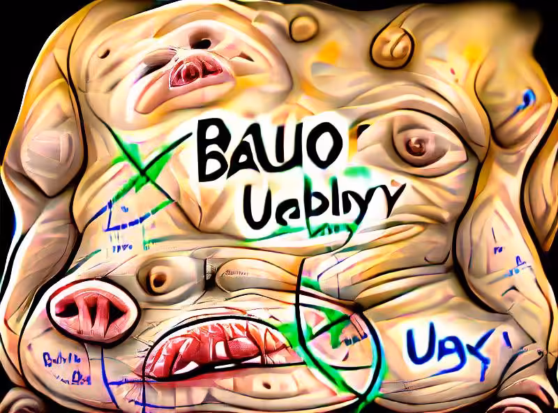 Abraham's First Works: Why is your Baubô creation so ugly