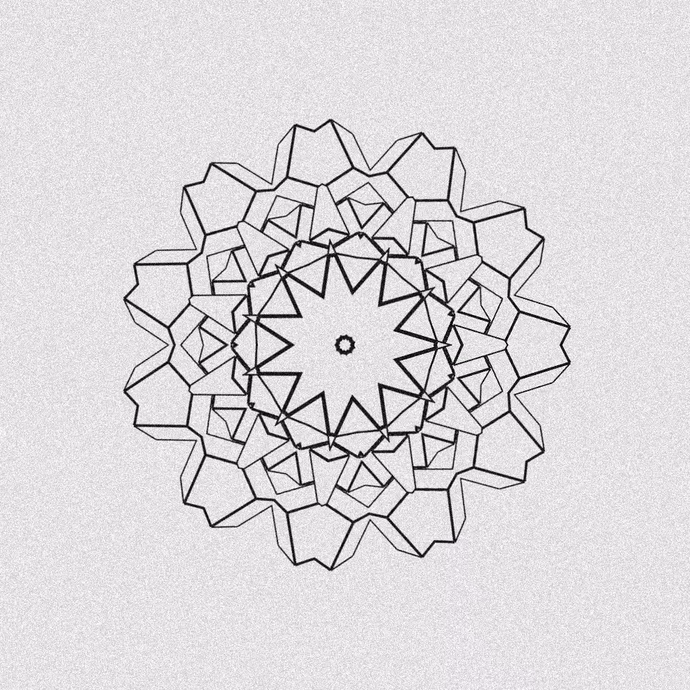Monochrome Kaleido #306