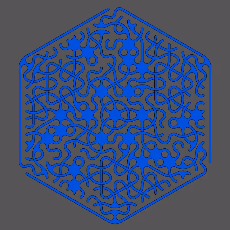 Threefold Symmetry - Dark Variations #274